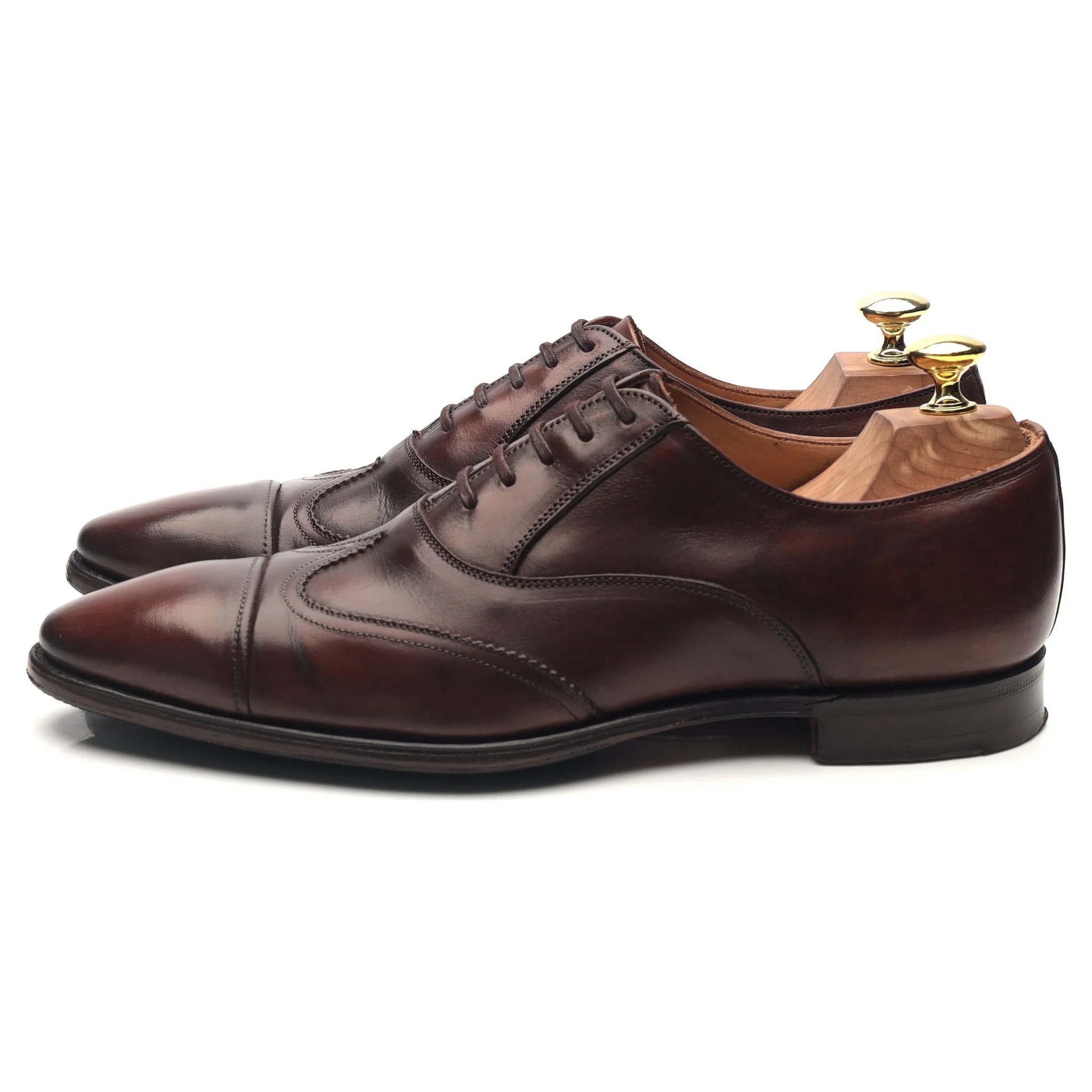 Jil Sander Dark Brown Leather Oxford UK 7 F - Image 2