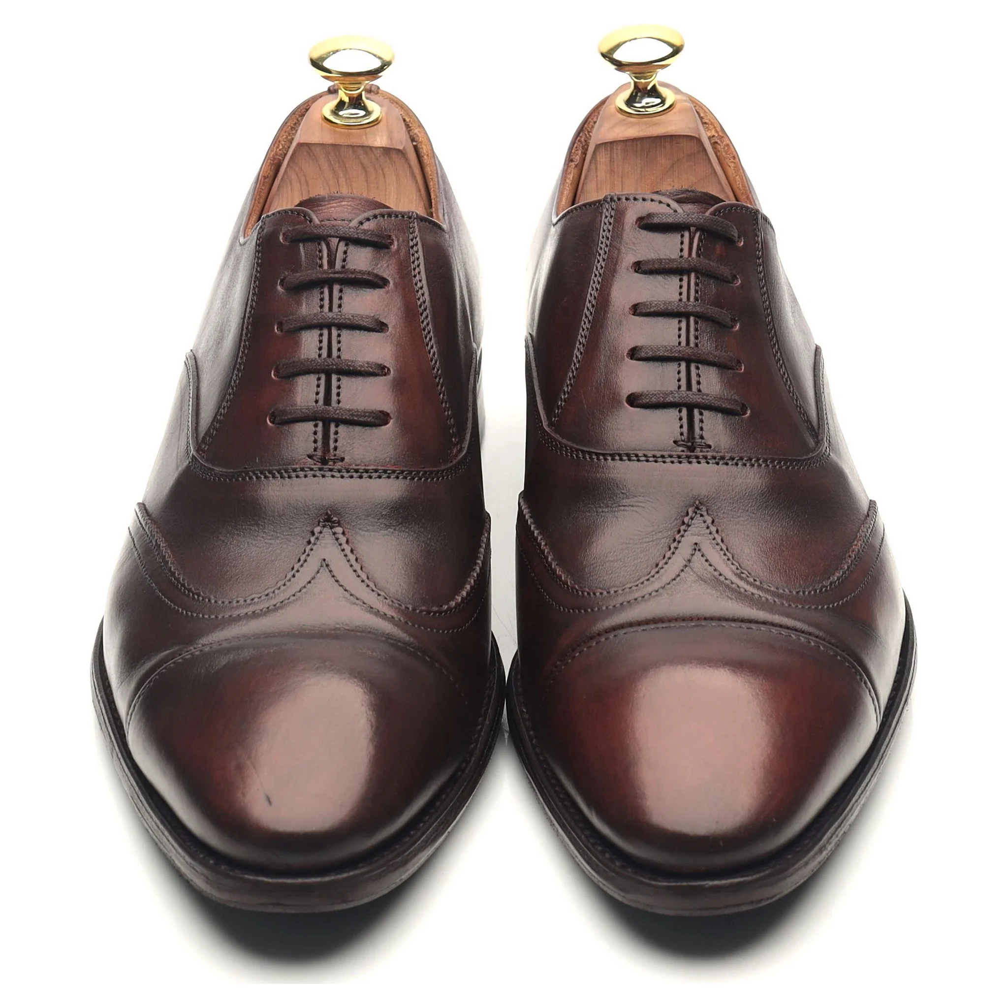 Jil Sander Dark Brown Leather Oxford UK 7 F - Image 9