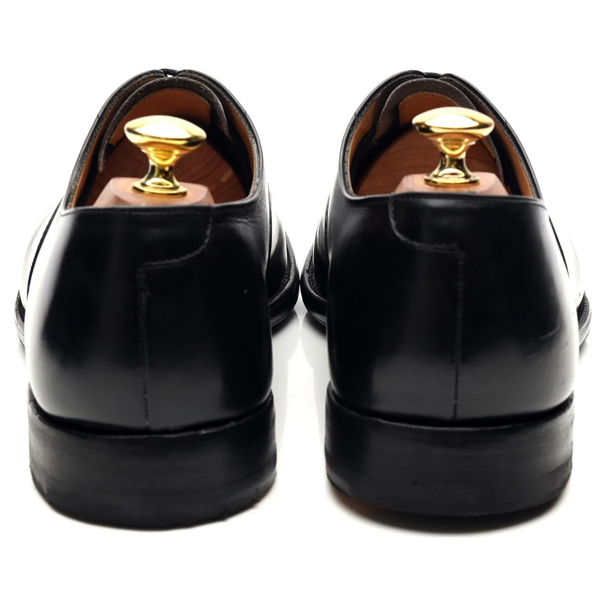 'Dubai' Black Leather Oxford UK 8 F - Image 4