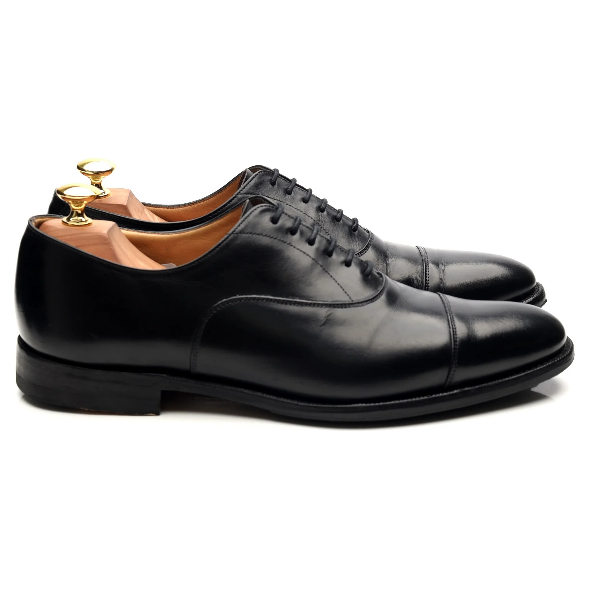'Dubai' Black Leather Oxford UK 8 F - Image 6