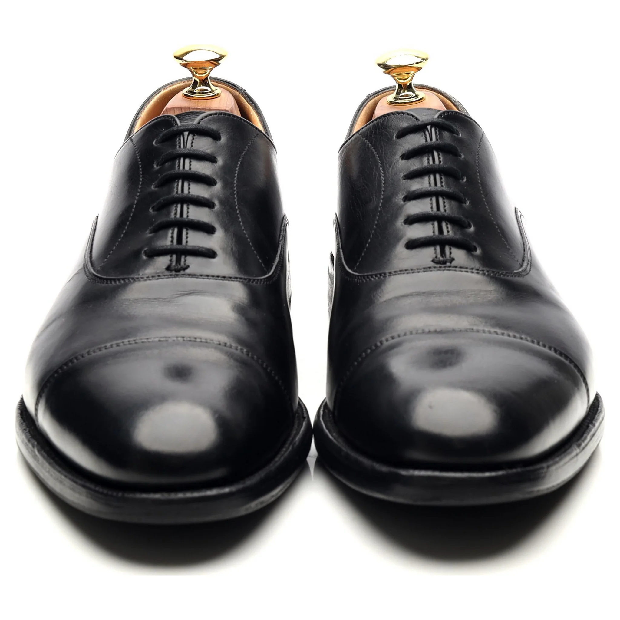'Dubai' Black Leather Oxford UK 8 F - Image 8