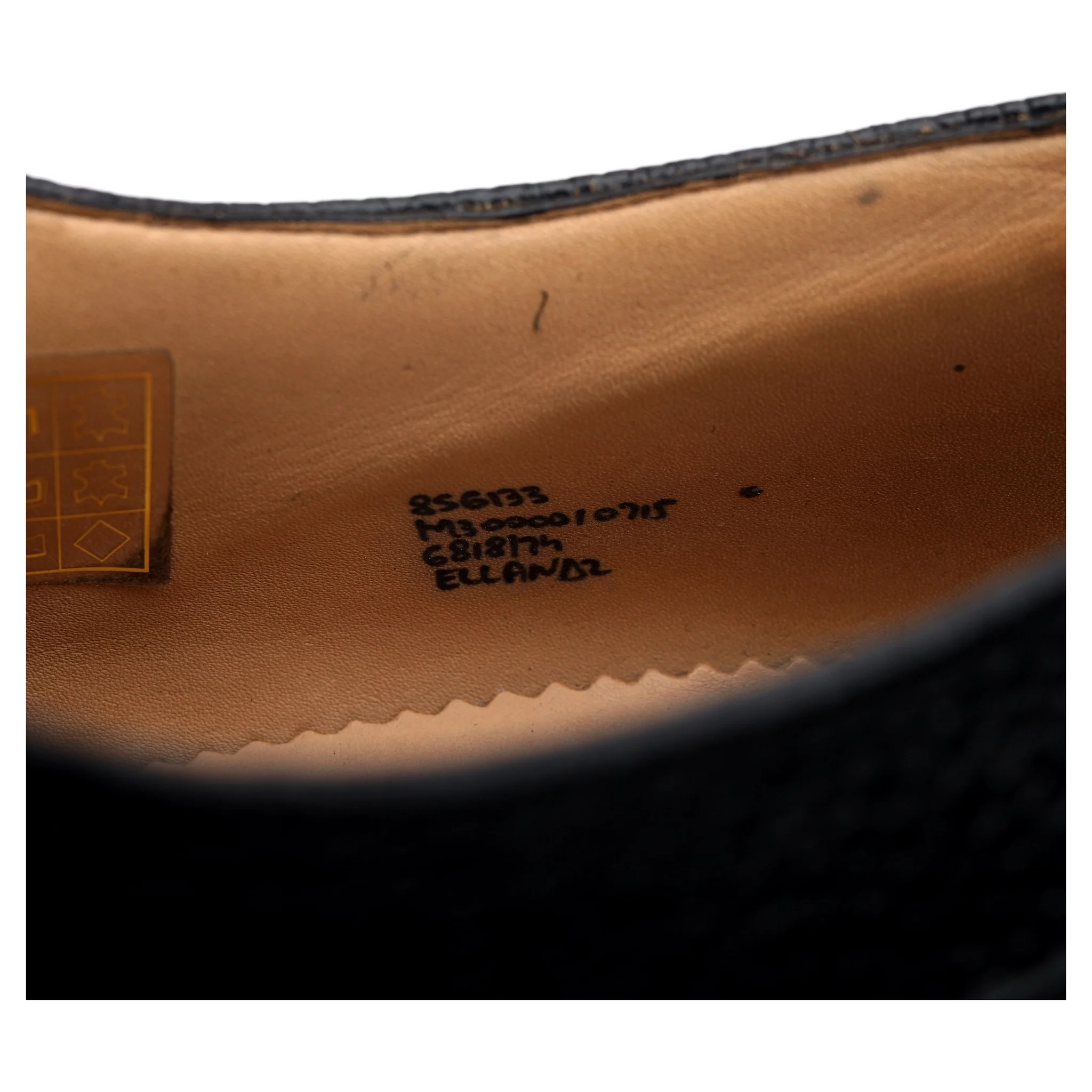 'Elland 2' Black Leather Split Toe Derby UK 8.5 G - Image 13