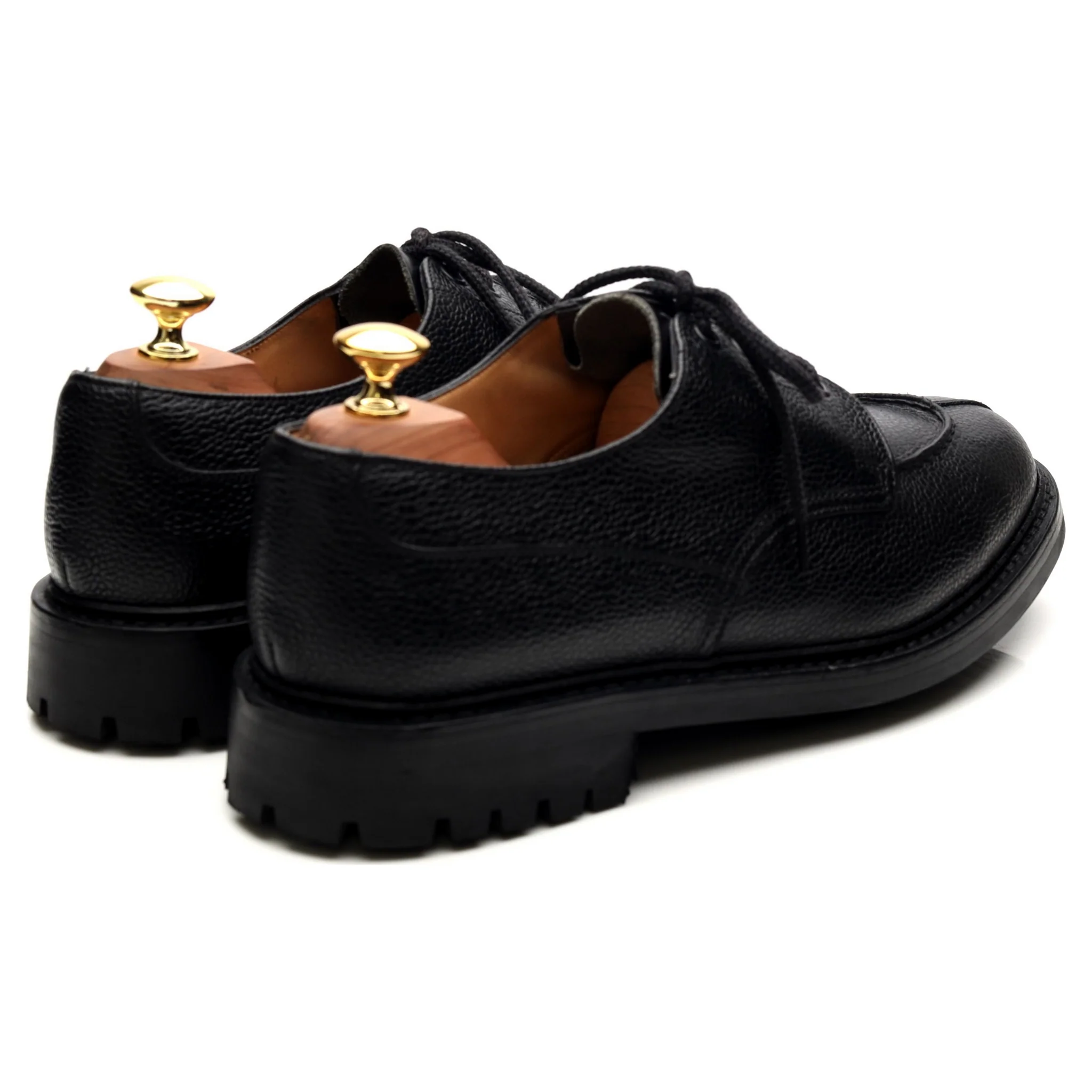 'Elland 2' Black Leather Split Toe Derby UK 8.5 G - Image 5