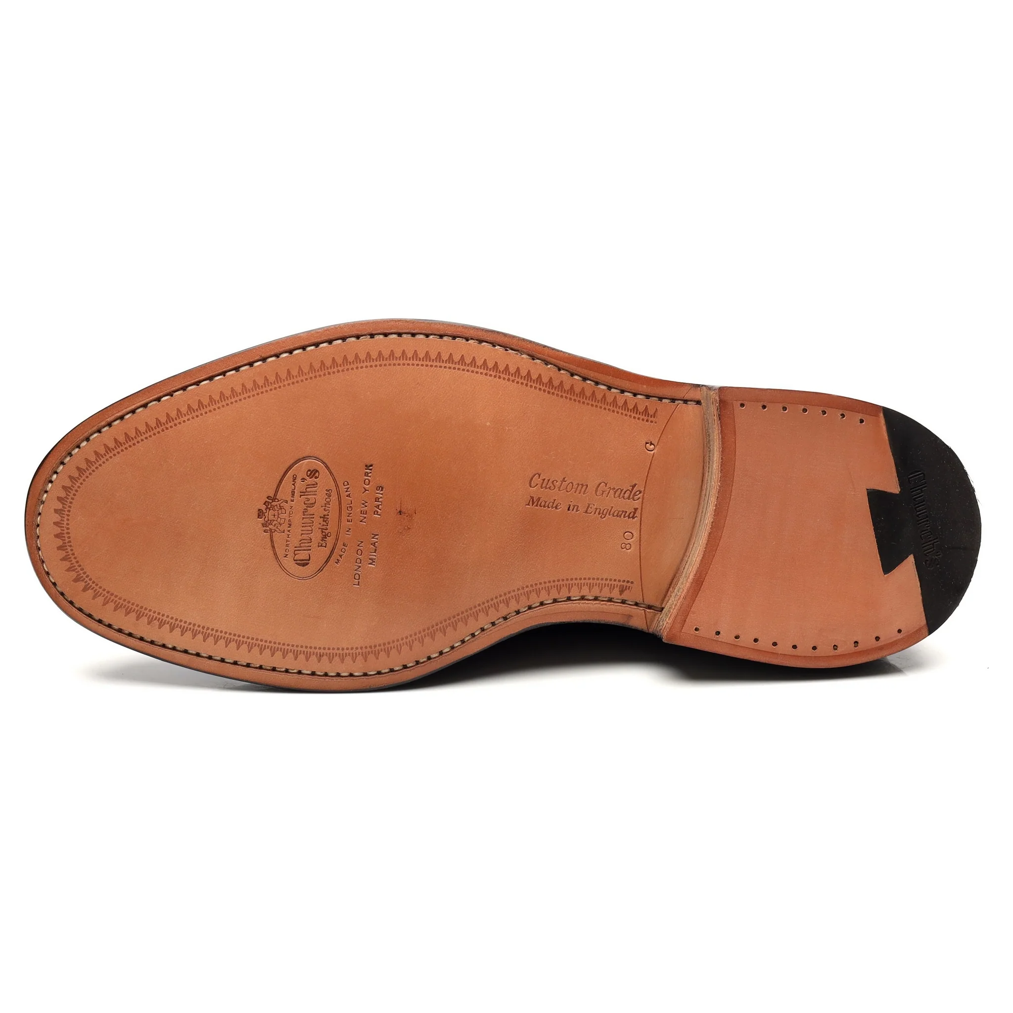 'Grafton' Brown Leather Derby Brogues UK 8 G - Image 10
