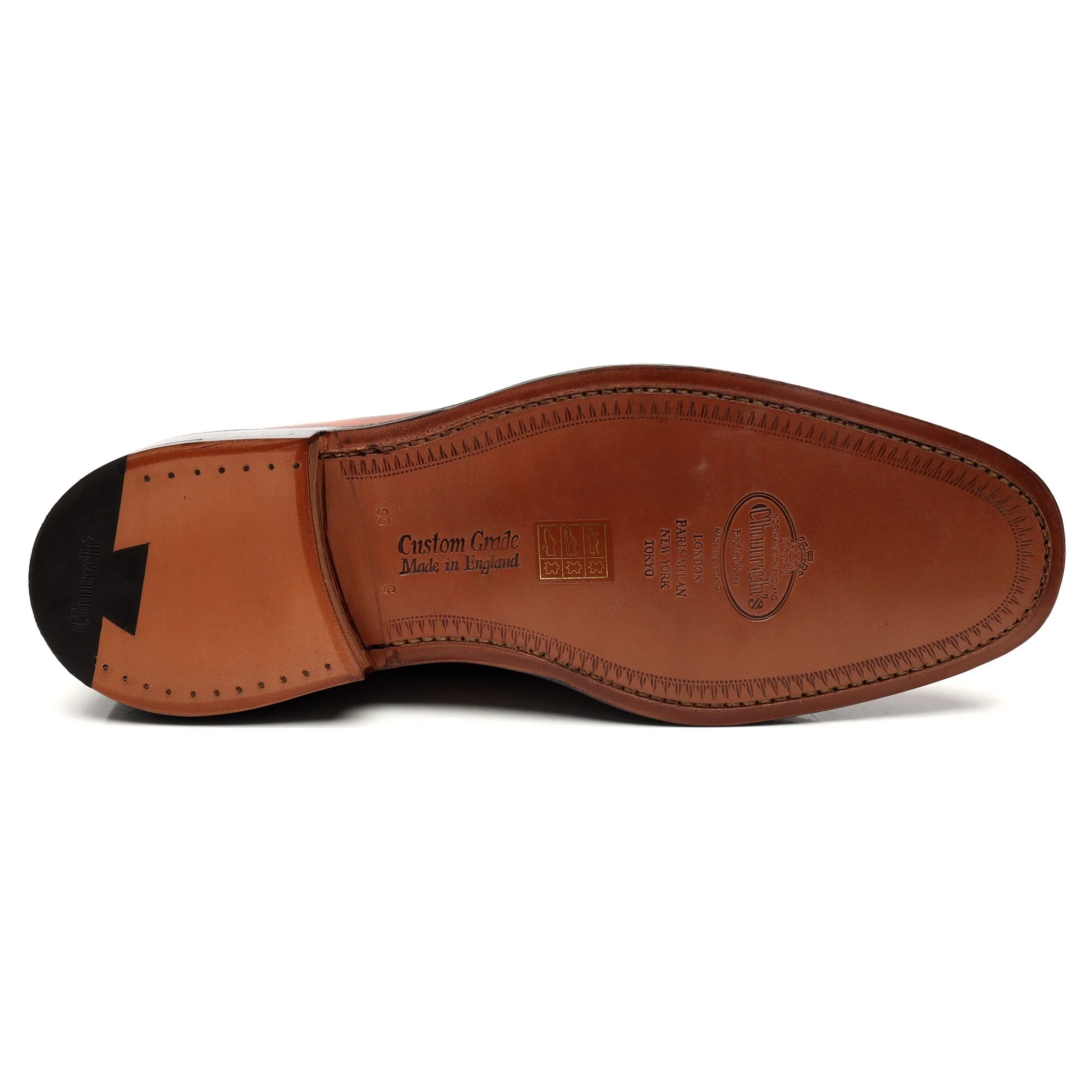 'Grafton' Brown Leather Derby Brogues UK 9 G - Image 11