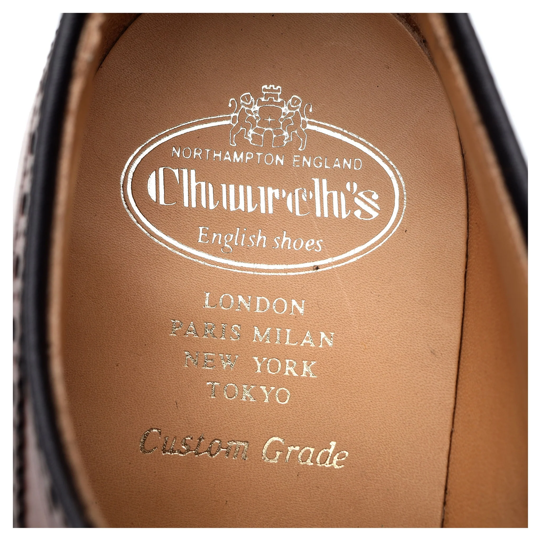 'Grafton' Brown Leather Derby Brogues UK 9 G - Image 12