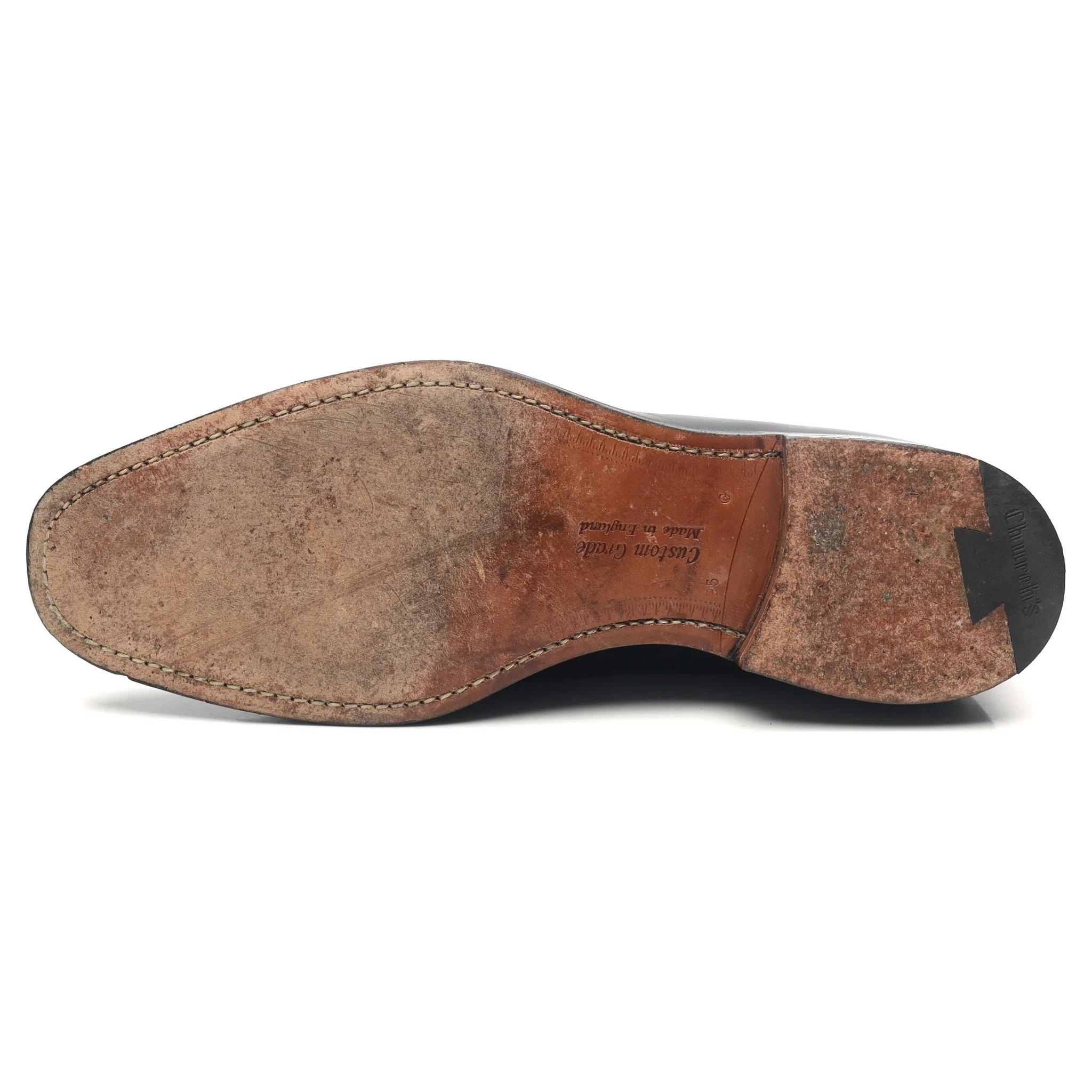 'Hertford' Black Leather Loafers UK 9.5 G - Image 10