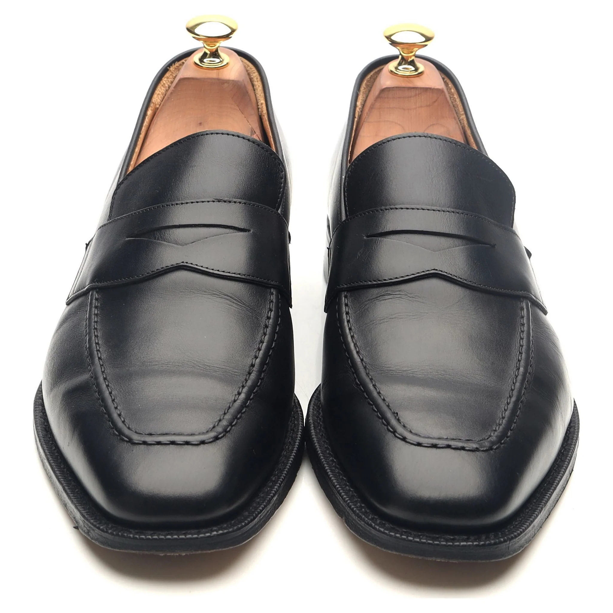 'Hertford' Black Leather Loafers UK 9.5 G - Image 9