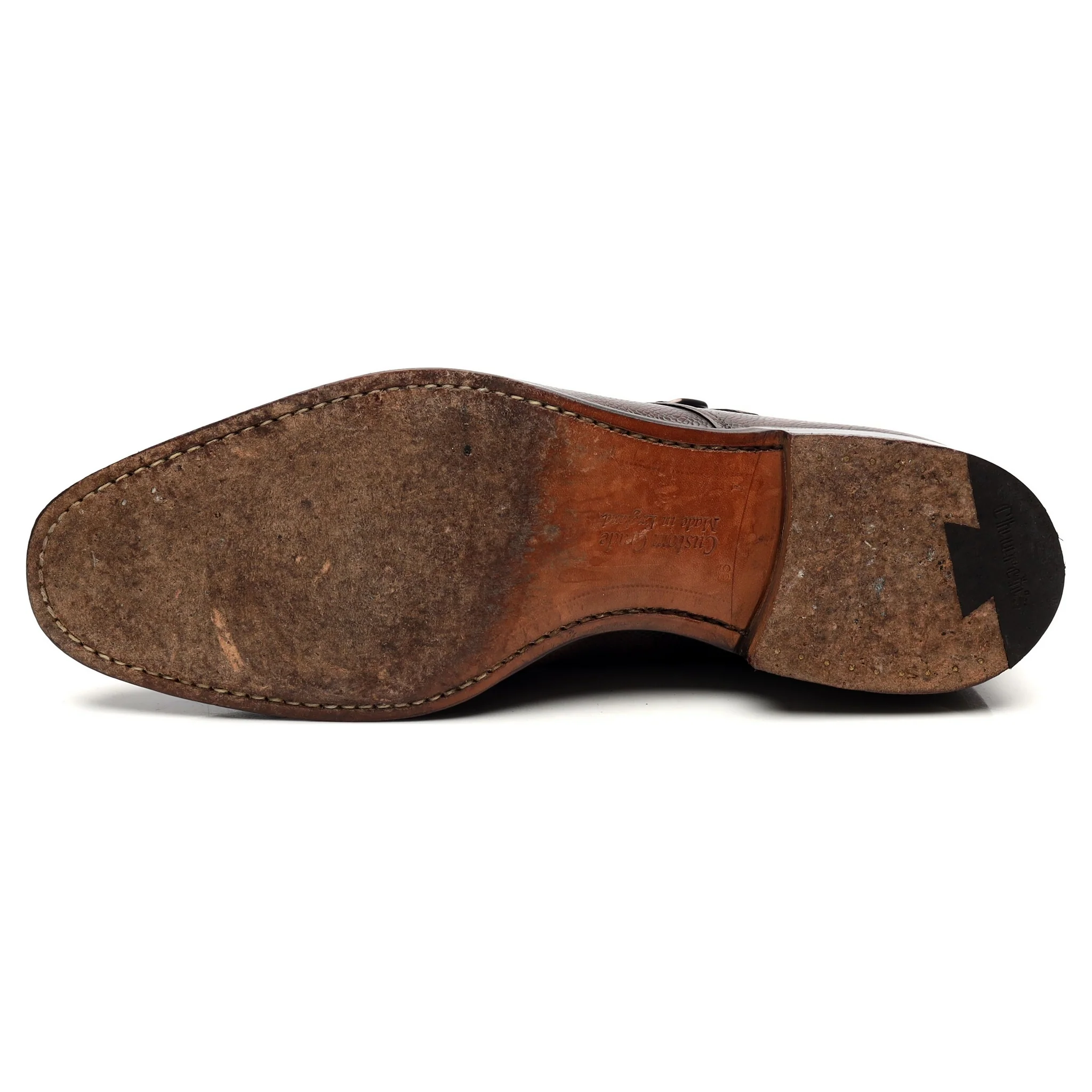 'Ledstone' Dark Brown Leather Double Monk Strap UK 8.5 F - Image 10