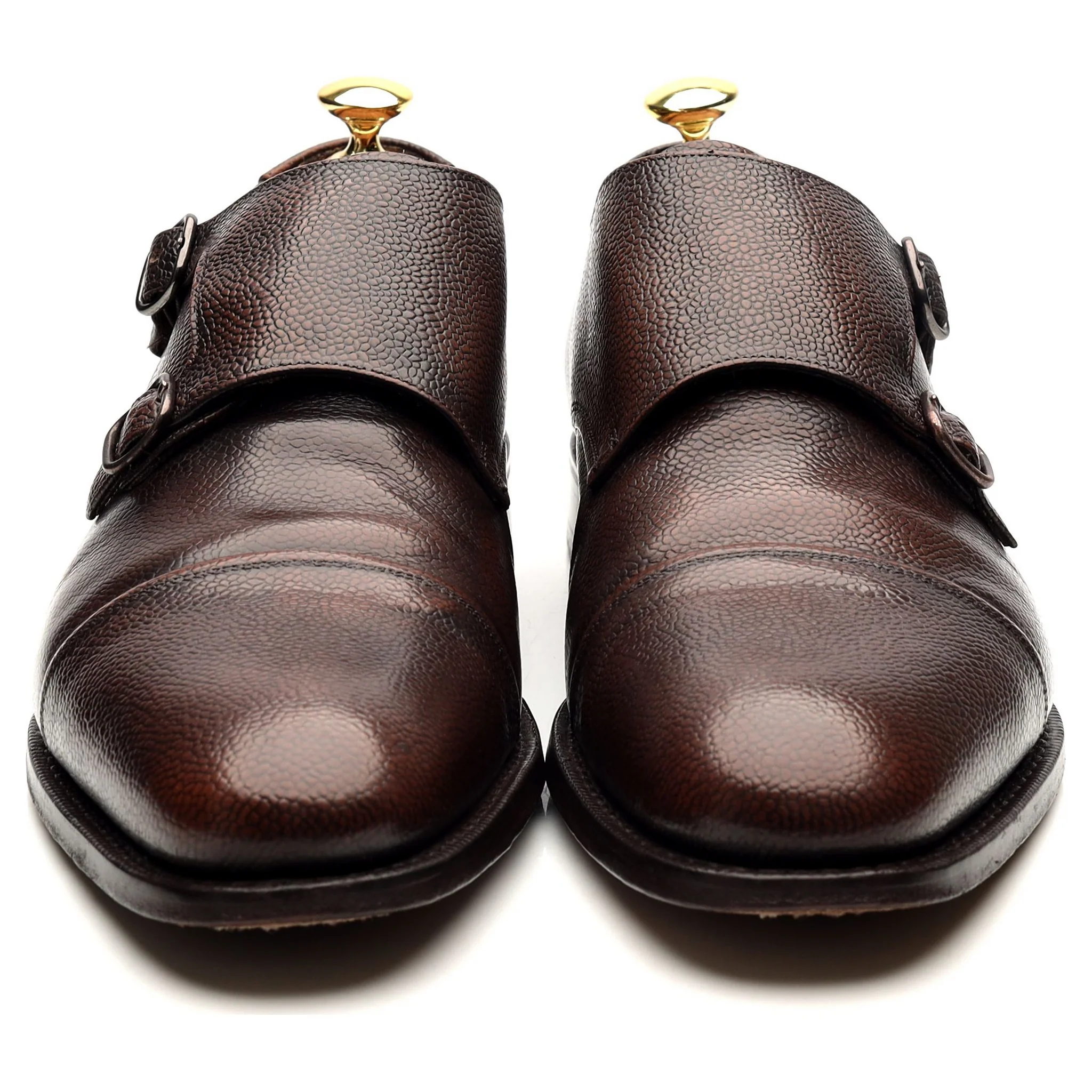 'Ledstone' Dark Brown Leather Double Monk Strap UK 8.5 F - Image 8