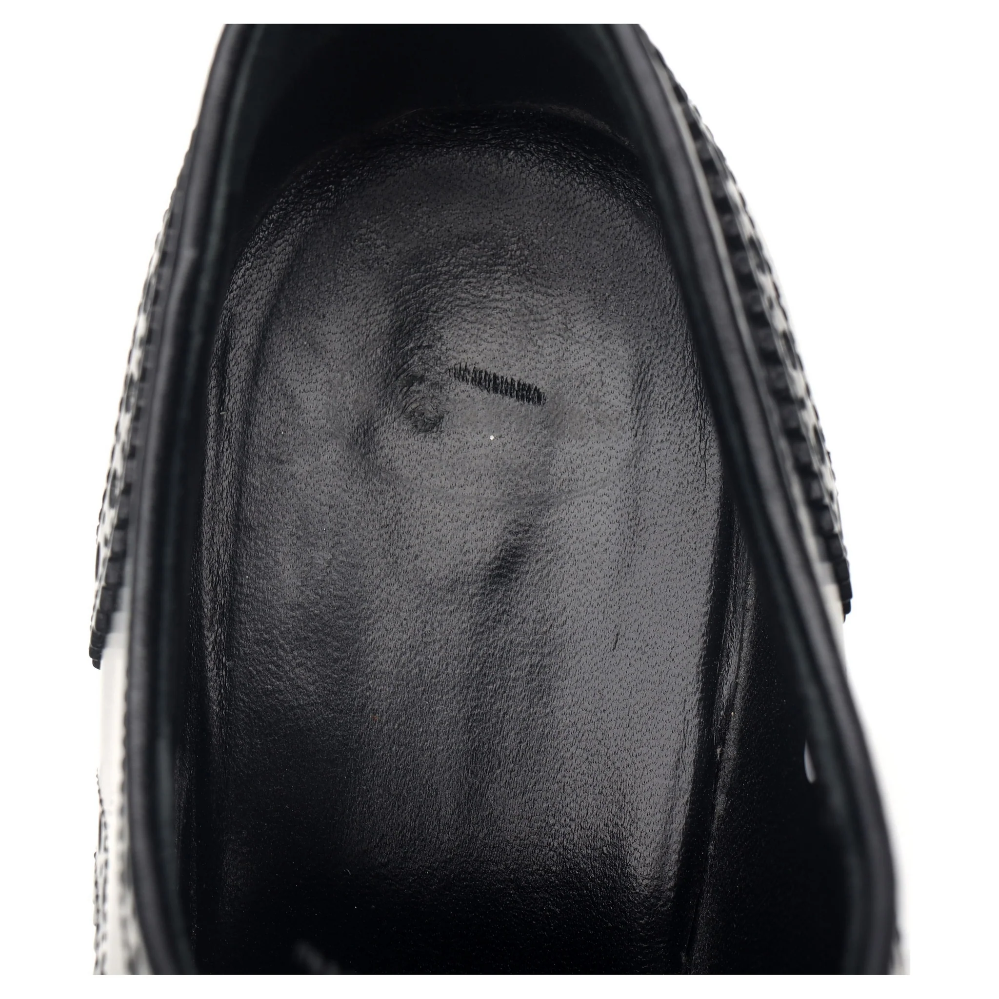 Women's 'Melody' Black Leather Derby Brogues UK 6.5 EU 39.5 - Image 12