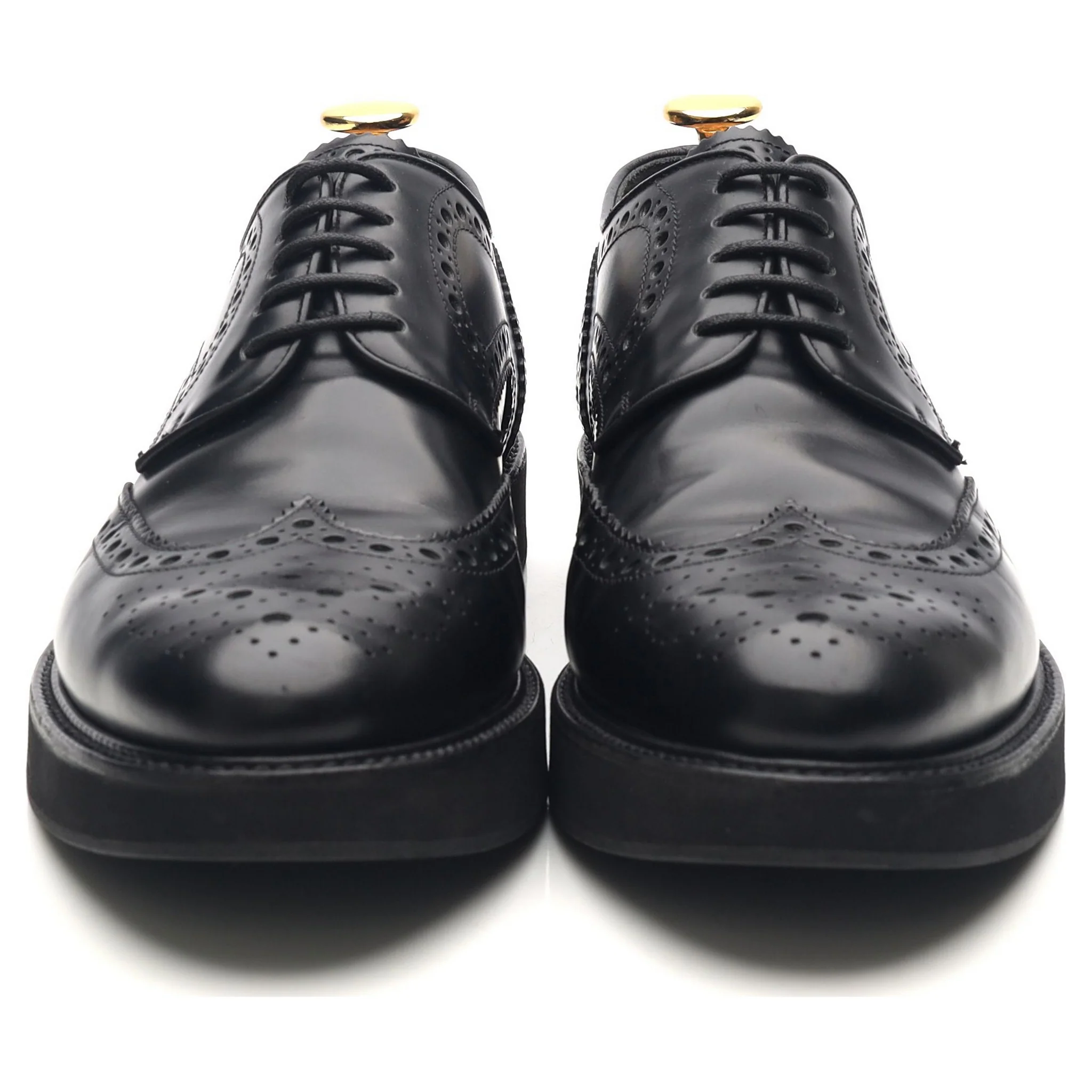 Women's 'Melody' Black Leather Derby Brogues UK 6.5 EU 39.5 - Image 8
