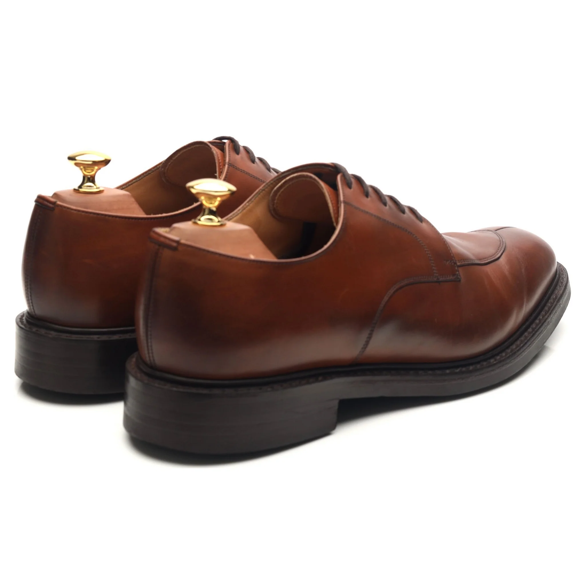 'Northwood' Brown Leather Split Toe Derby UK 9.5 G - Image 5