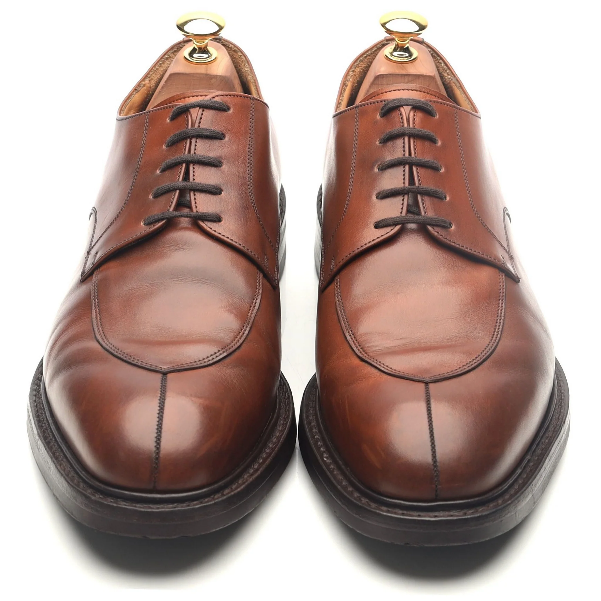 'Northwood' Brown Leather Split Toe Derby UK 9.5 G - Image 9