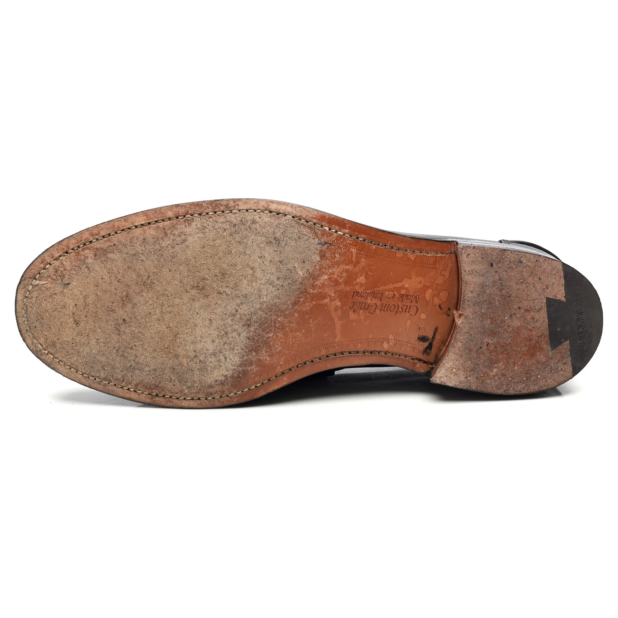 'Pembrey' Black Leather Loafers UK 10.5 G - Image 10