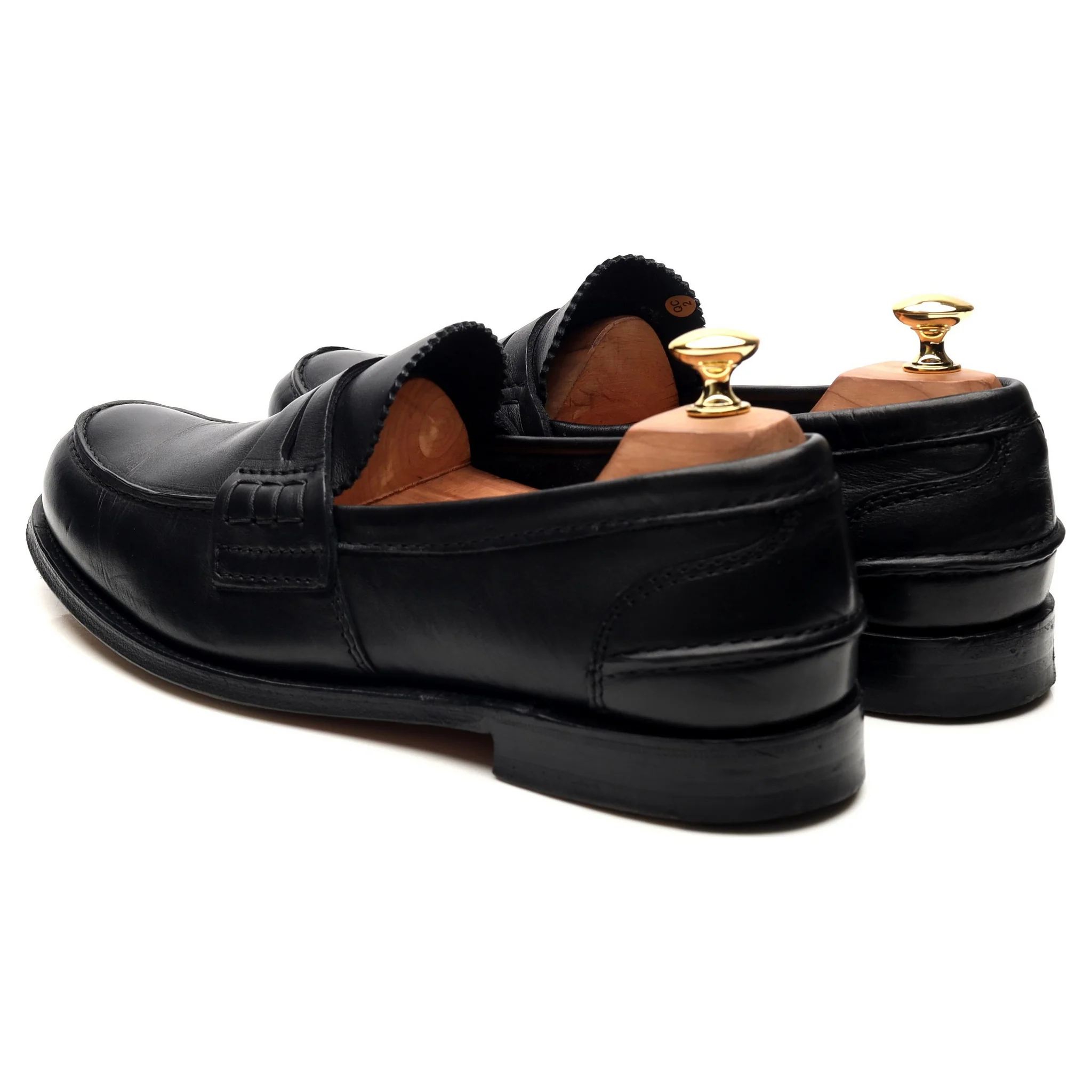 'Pembrey' Black Leather Loafers UK 10.5 G - Image 3