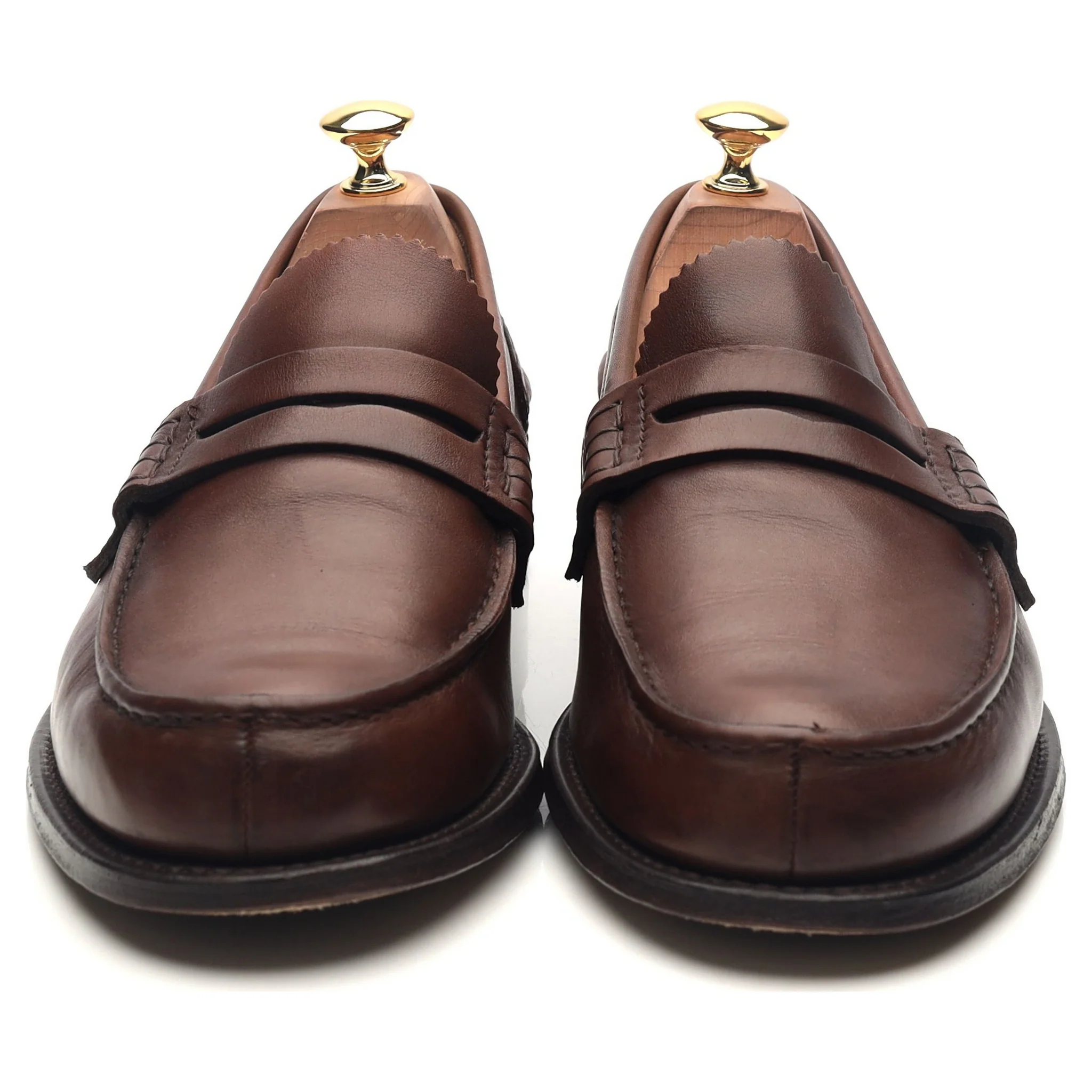 'Pembrey' Dark Brown Leather Loafers UK 9 G - Image 8