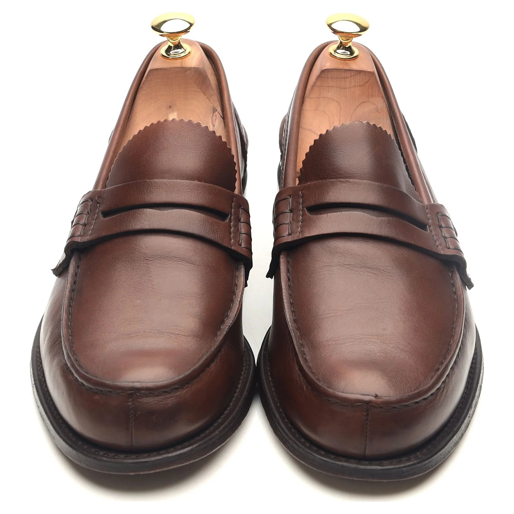 'Pembrey' Dark Brown Leather Loafers UK 9 G - Image 9