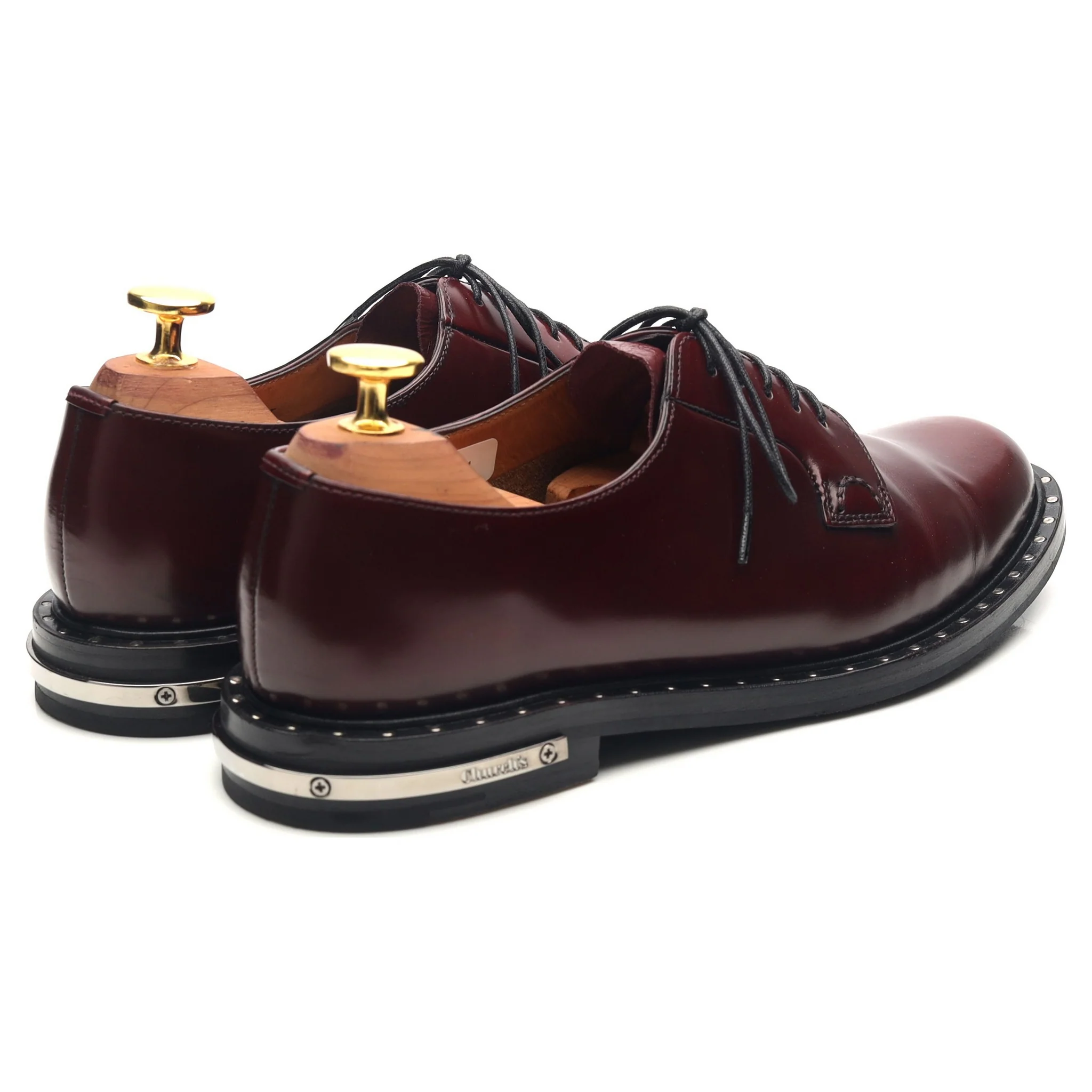 Women's 'Rebecca Met' Burgundy Leather Derby UK 6 EU 39 - Image 5