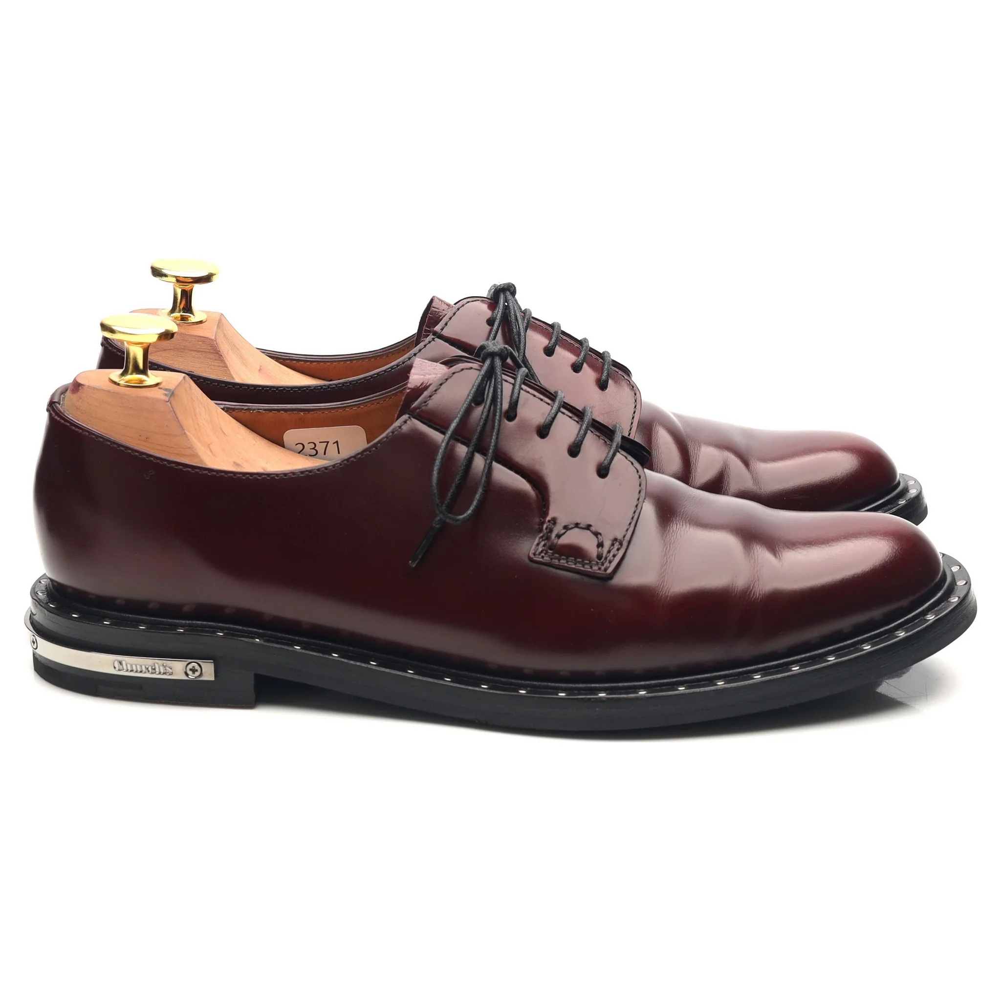 Women's 'Rebecca Met' Burgundy Leather Derby UK 6 EU 39 - Image 6