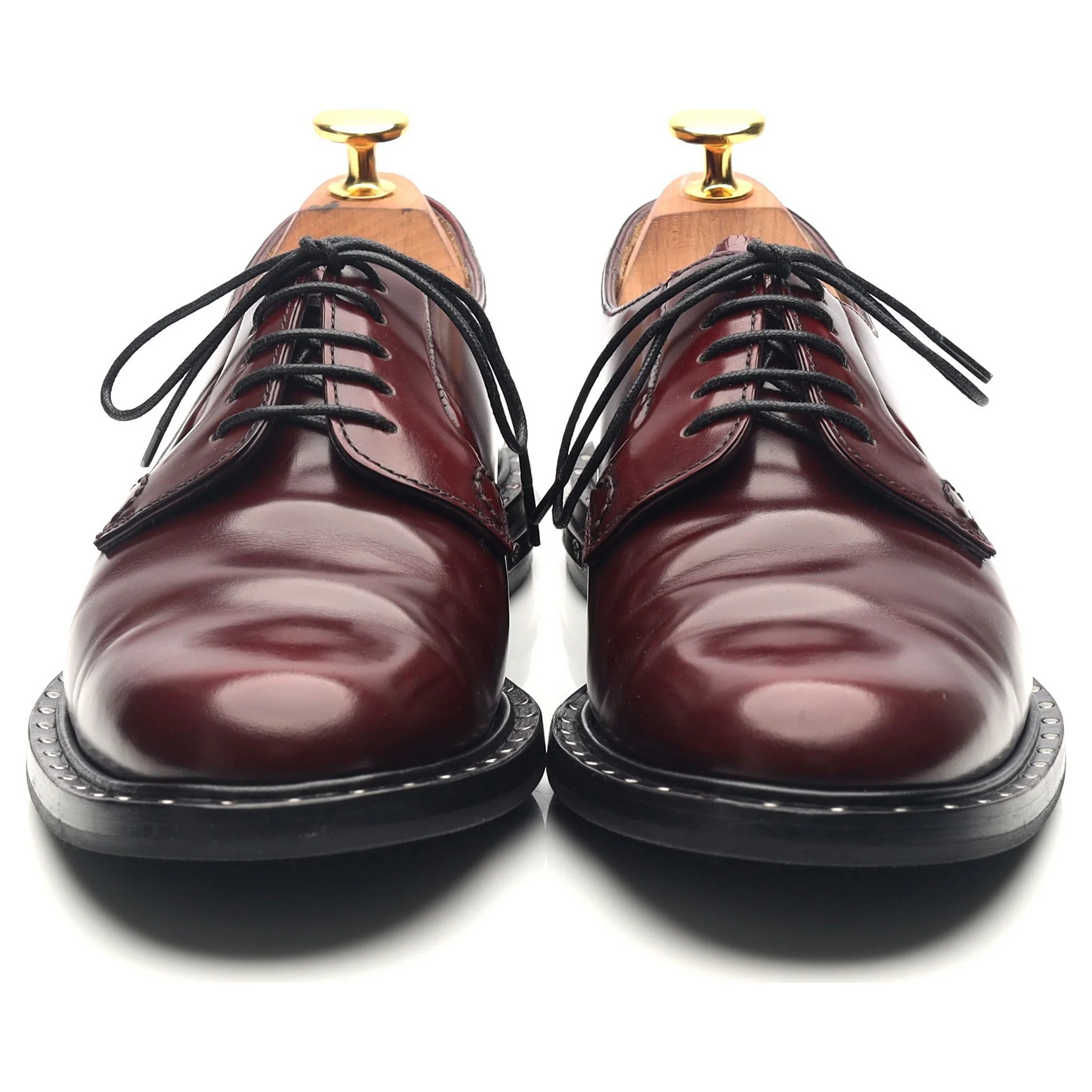 Women's 'Rebecca Met' Burgundy Leather Derby UK 6 EU 39 - Image 8