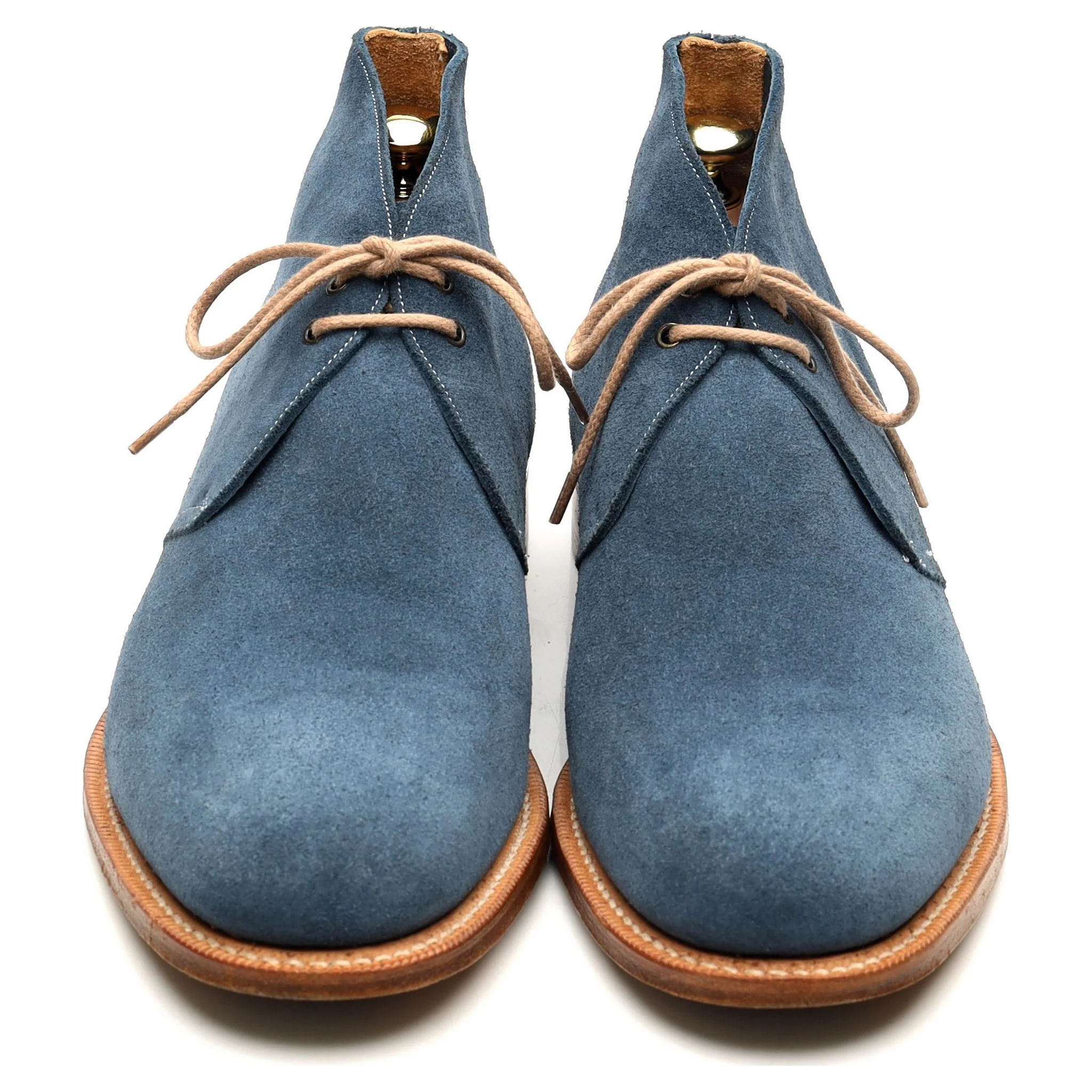 'Sahara' Blue Suede Chukka Boots UK 8.5 F - Image 9