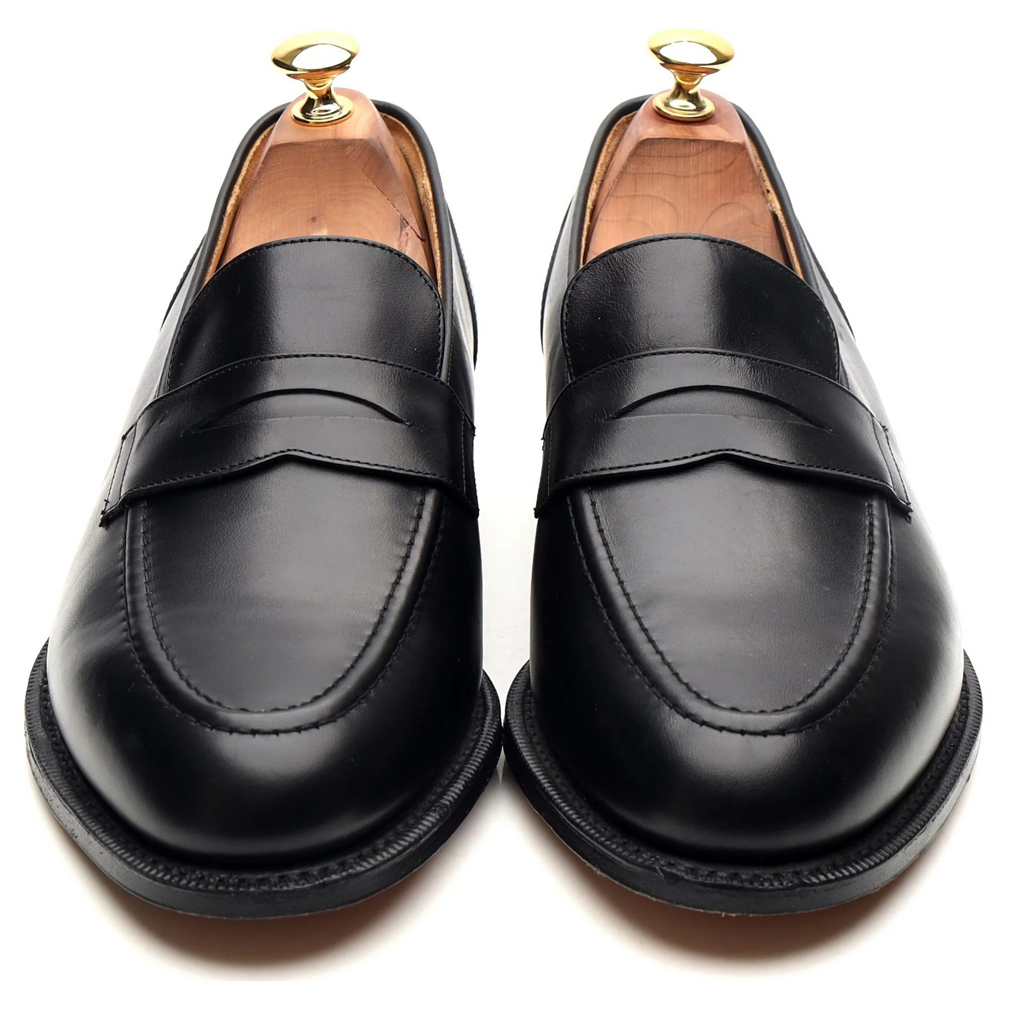 'Salisbury' Black Leather Loafers UK 9 G - Image 9