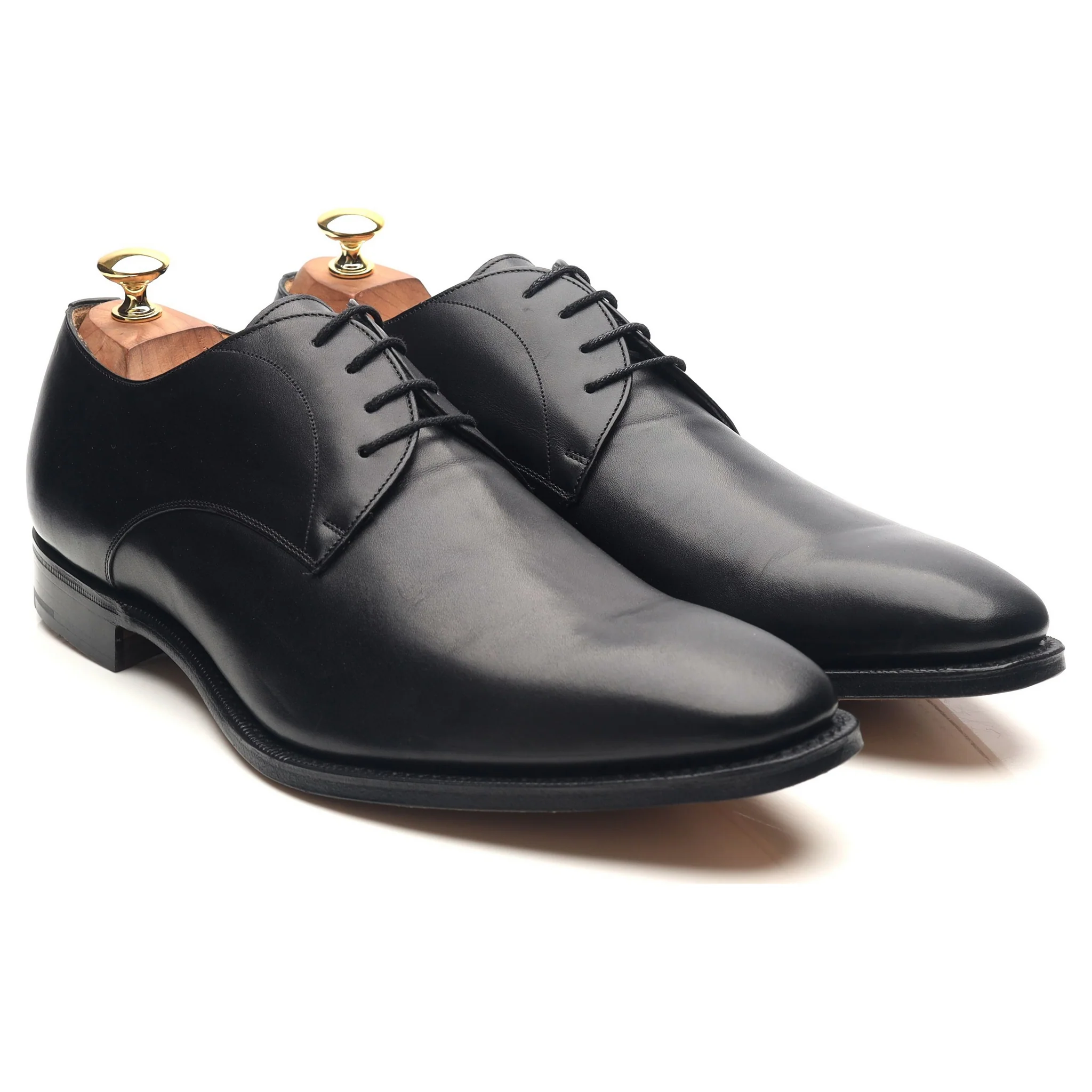 'Sawley' Black Leather Derby UK 10.5 G - Image 7