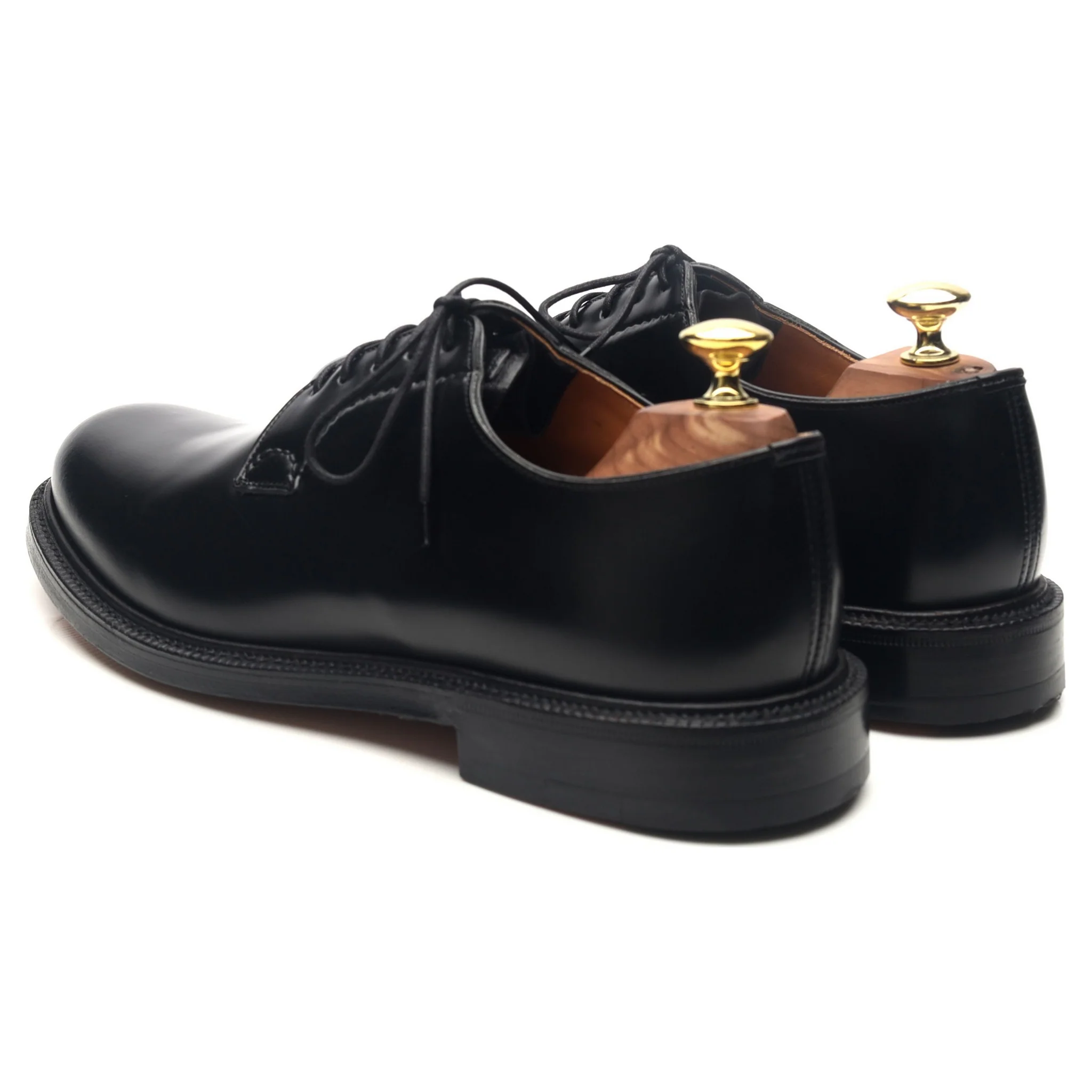 'Shannon' Black Leather Derby UK 8 F - Image 3