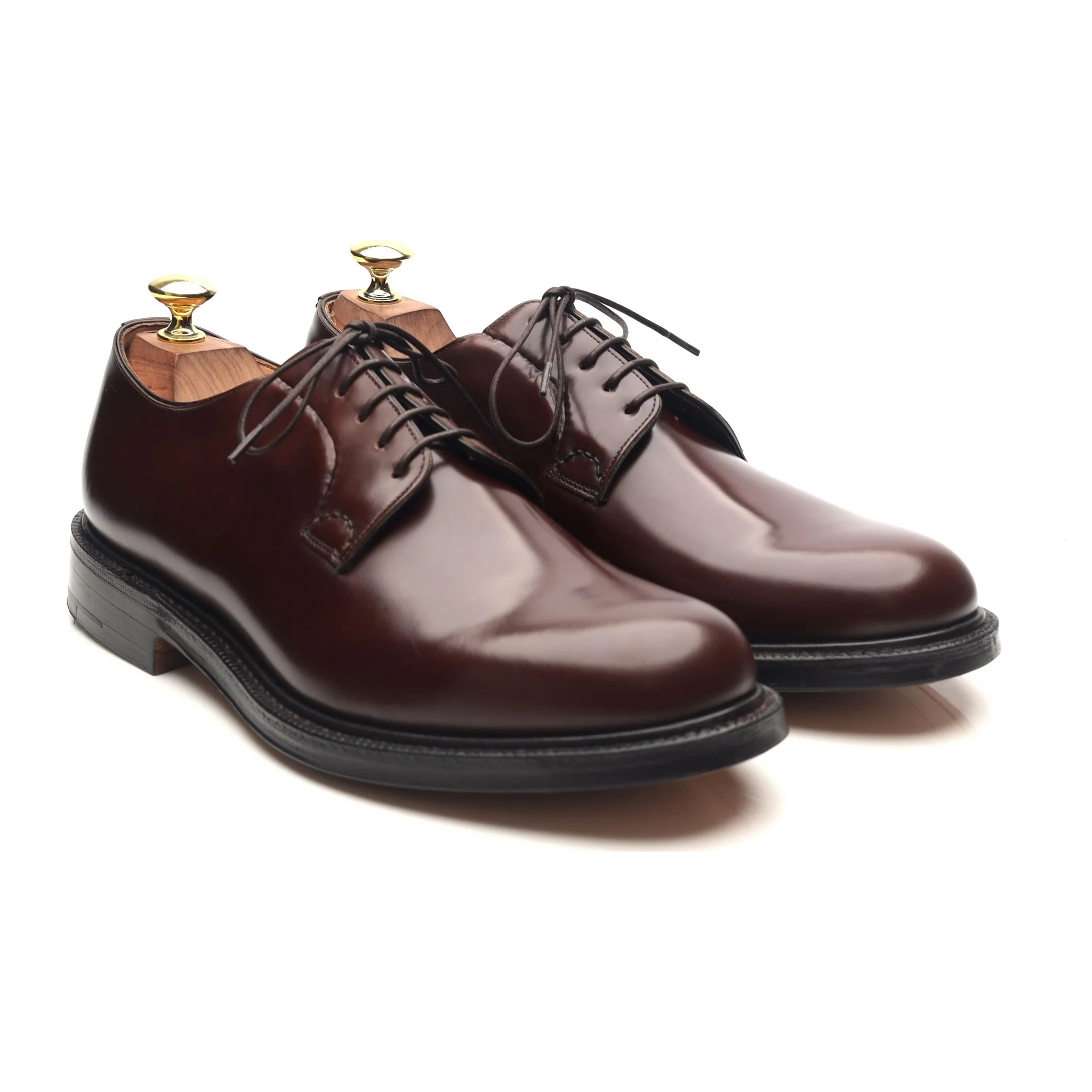 'Shannon' Brown Leather Derby UK 8 F - Image 7