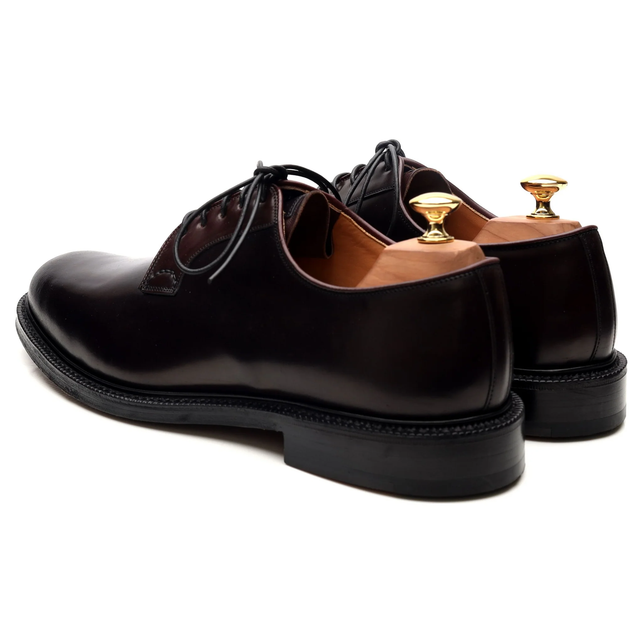 'Shannon' Burgundy Cordovan Leather Derby UK 9.5 F - Image 3