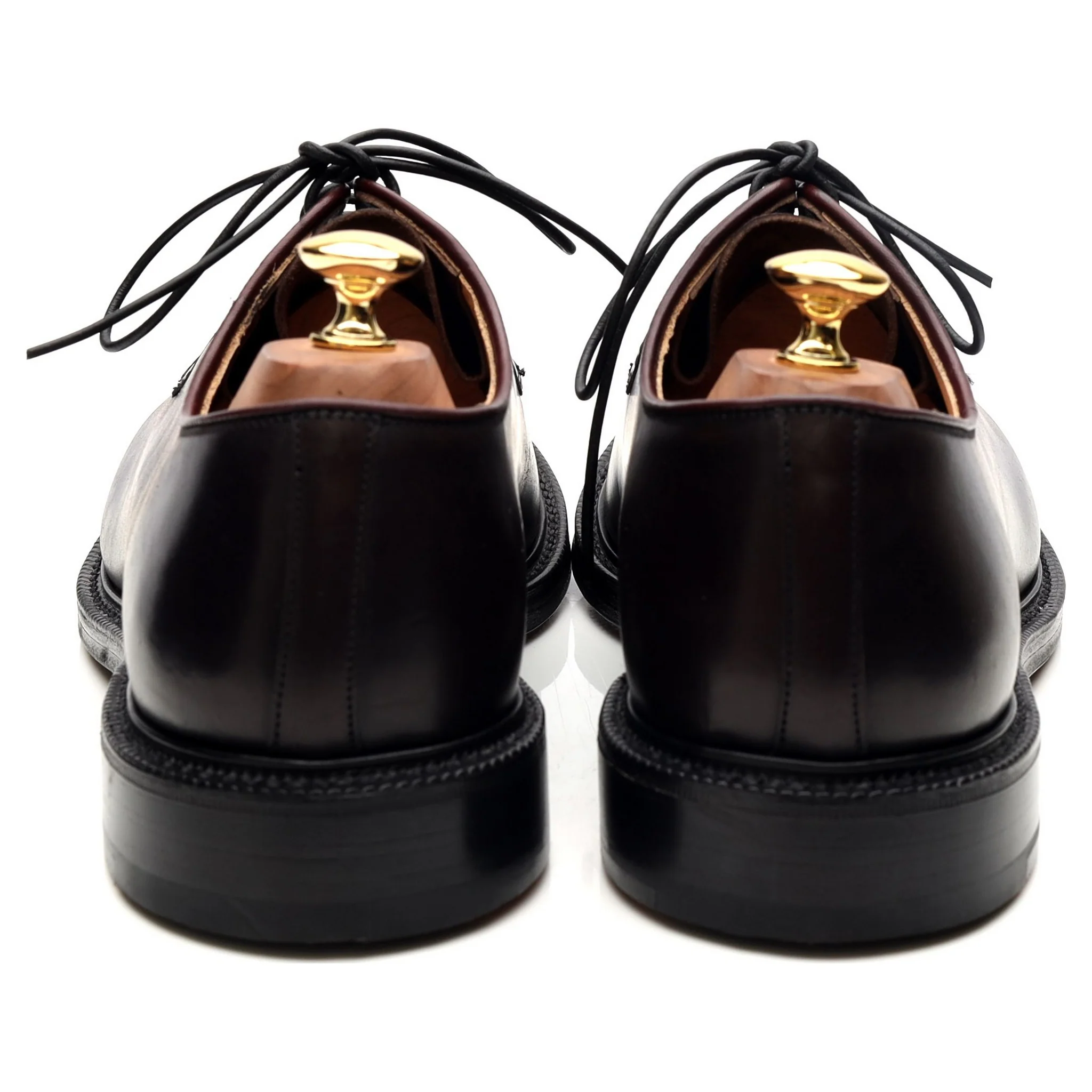 'Shannon' Burgundy Cordovan Leather Derby UK 9.5 F - Image 4