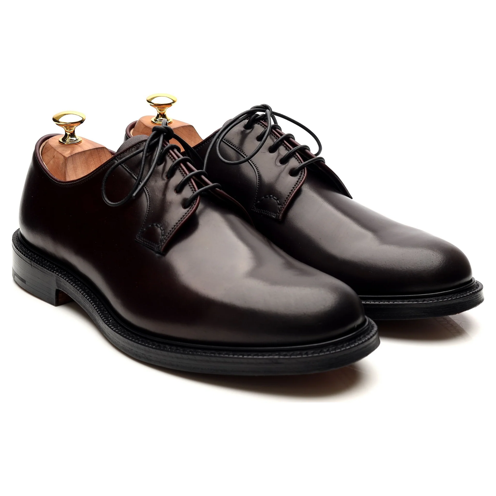 'Shannon' Burgundy Cordovan Leather Derby UK 9.5 F - Image 7