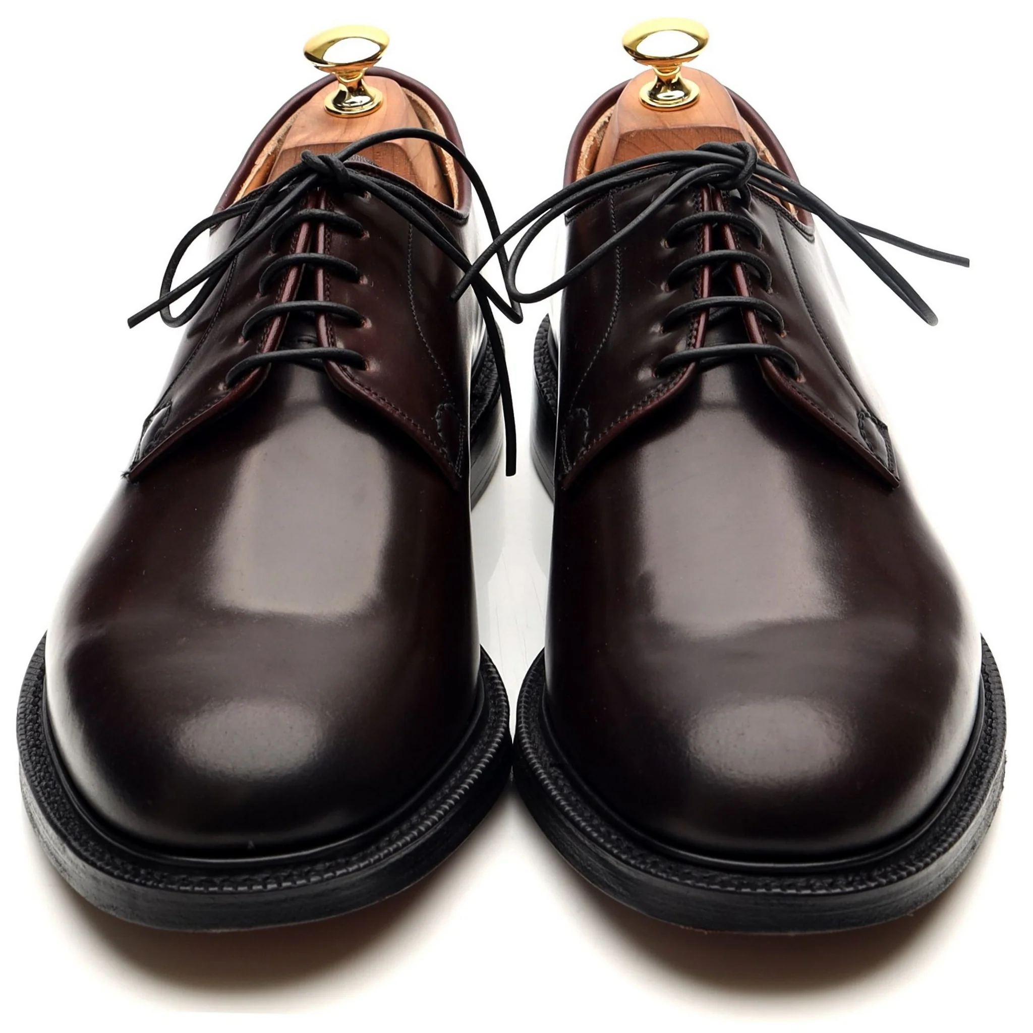 'Shannon' Burgundy Cordovan Leather Derby UK 9.5 F - Image 9