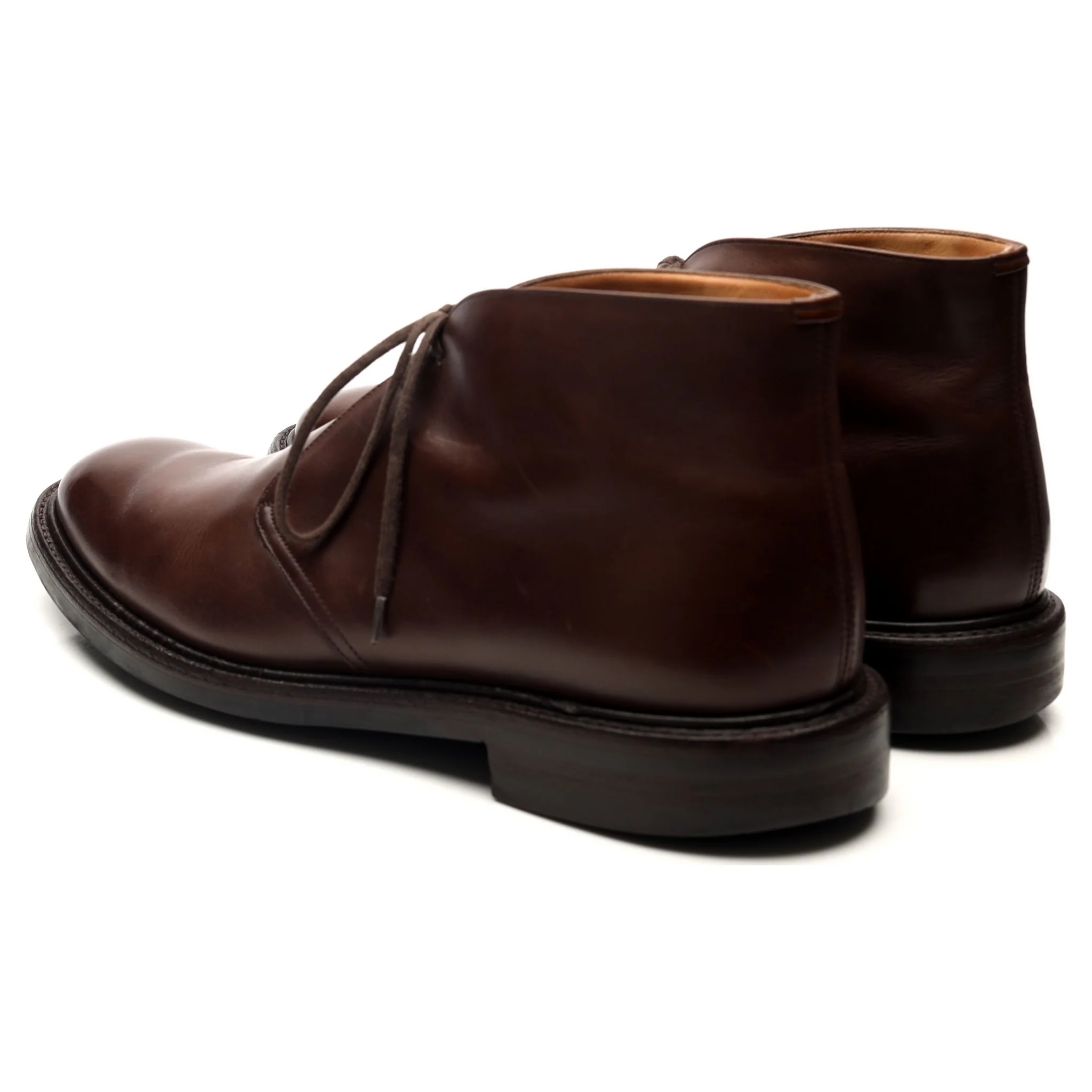 'Tasmania' Dark Brown Leather Chukka Boots UK 11 G - Image 3