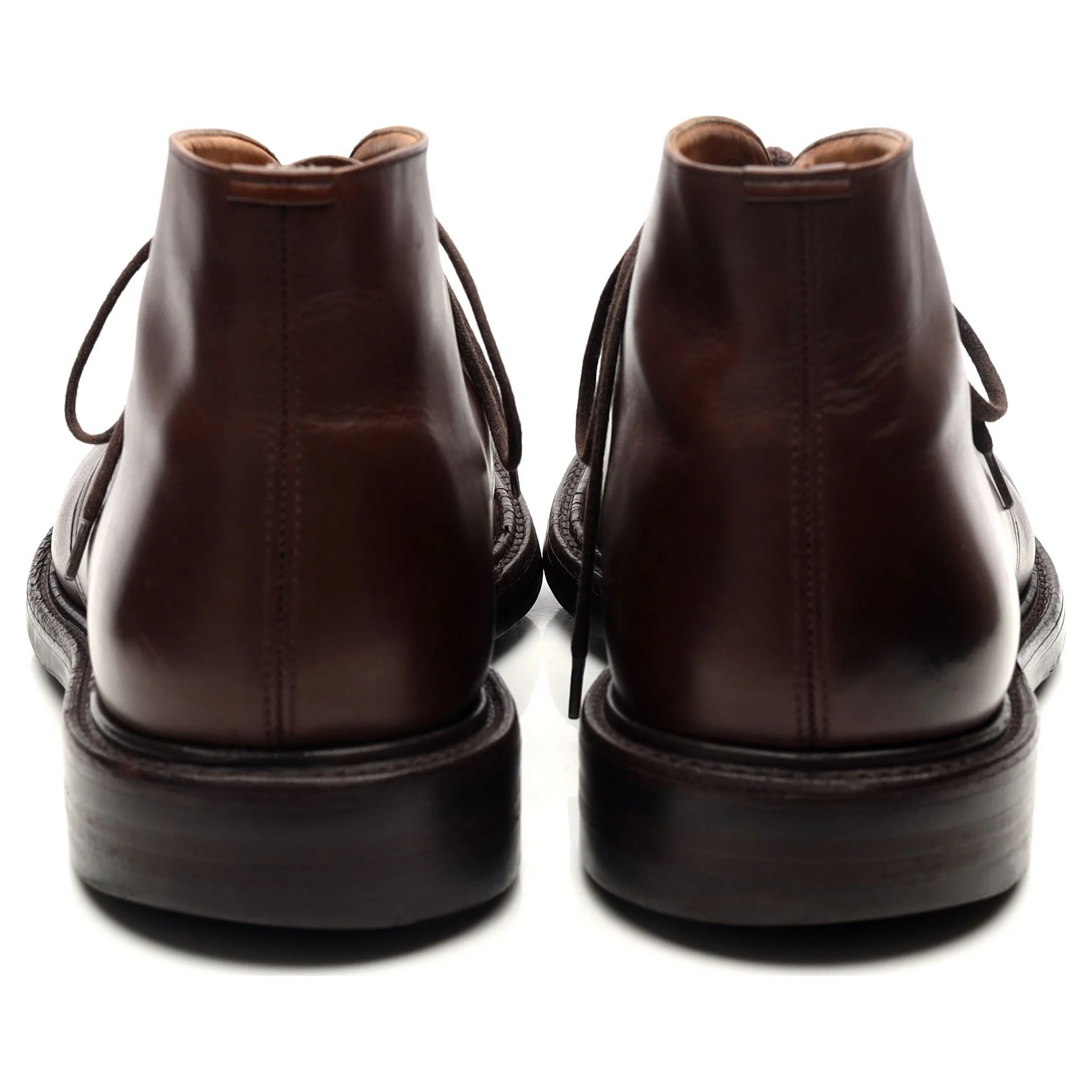 'Tasmania' Dark Brown Leather Chukka Boots UK 11 G - Image 4