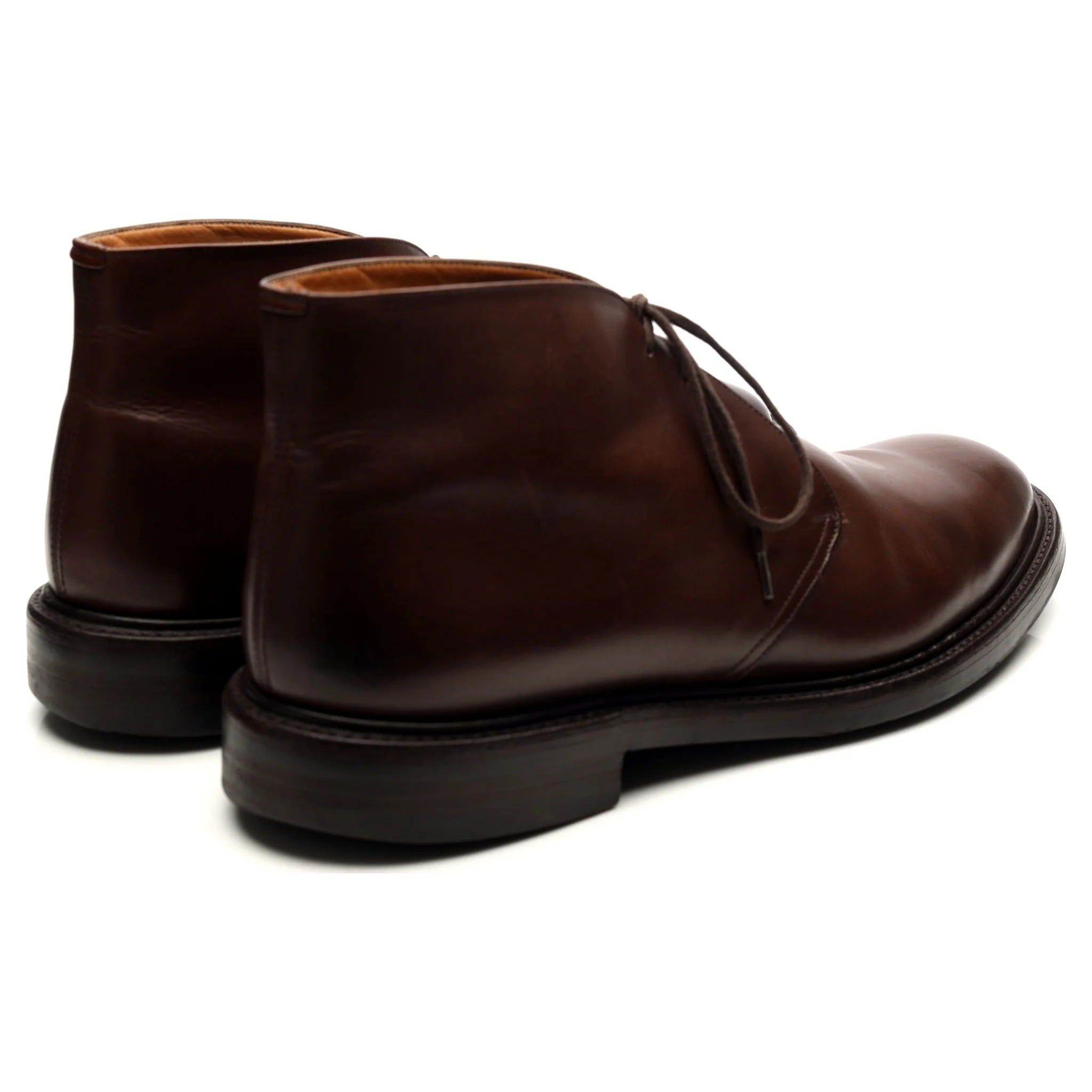 'Tasmania' Dark Brown Leather Chukka Boots UK 11 G - Image 5