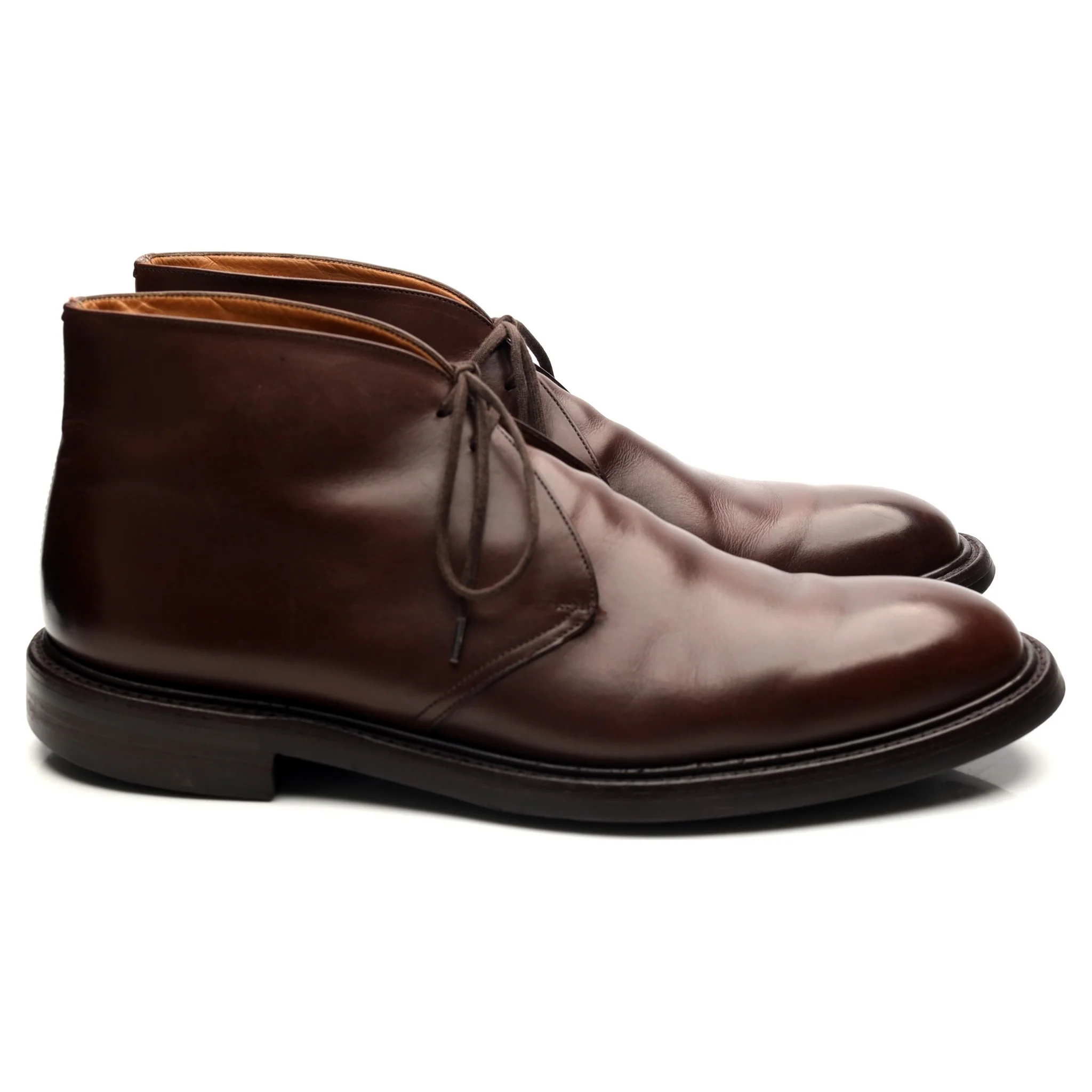 'Tasmania' Dark Brown Leather Chukka Boots UK 11 G - Image 6
