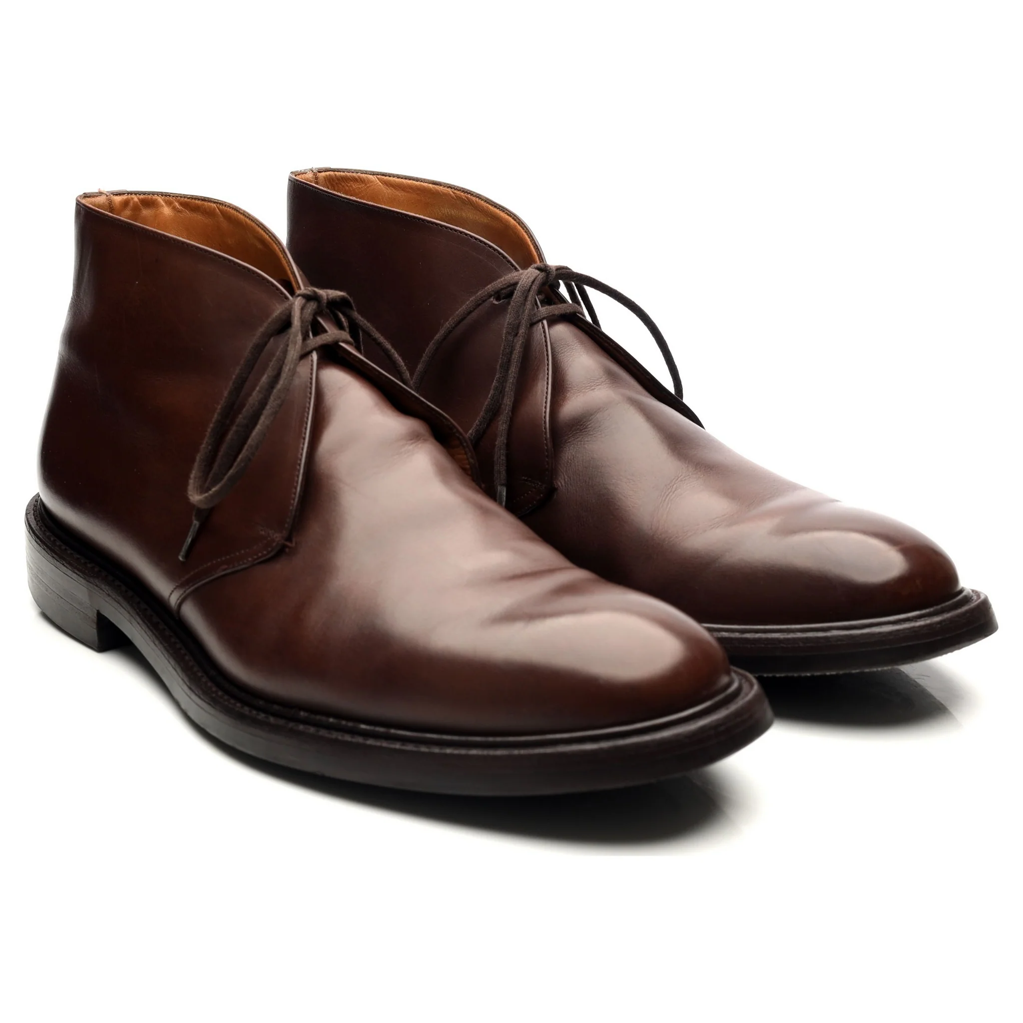 'Tasmania' Dark Brown Leather Chukka Boots UK 11 G - Image 7