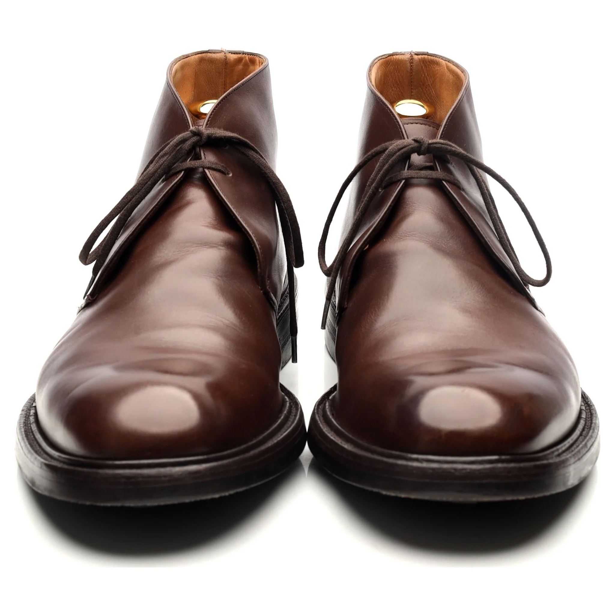 'Tasmania' Dark Brown Leather Chukka Boots UK 11 G - Image 8