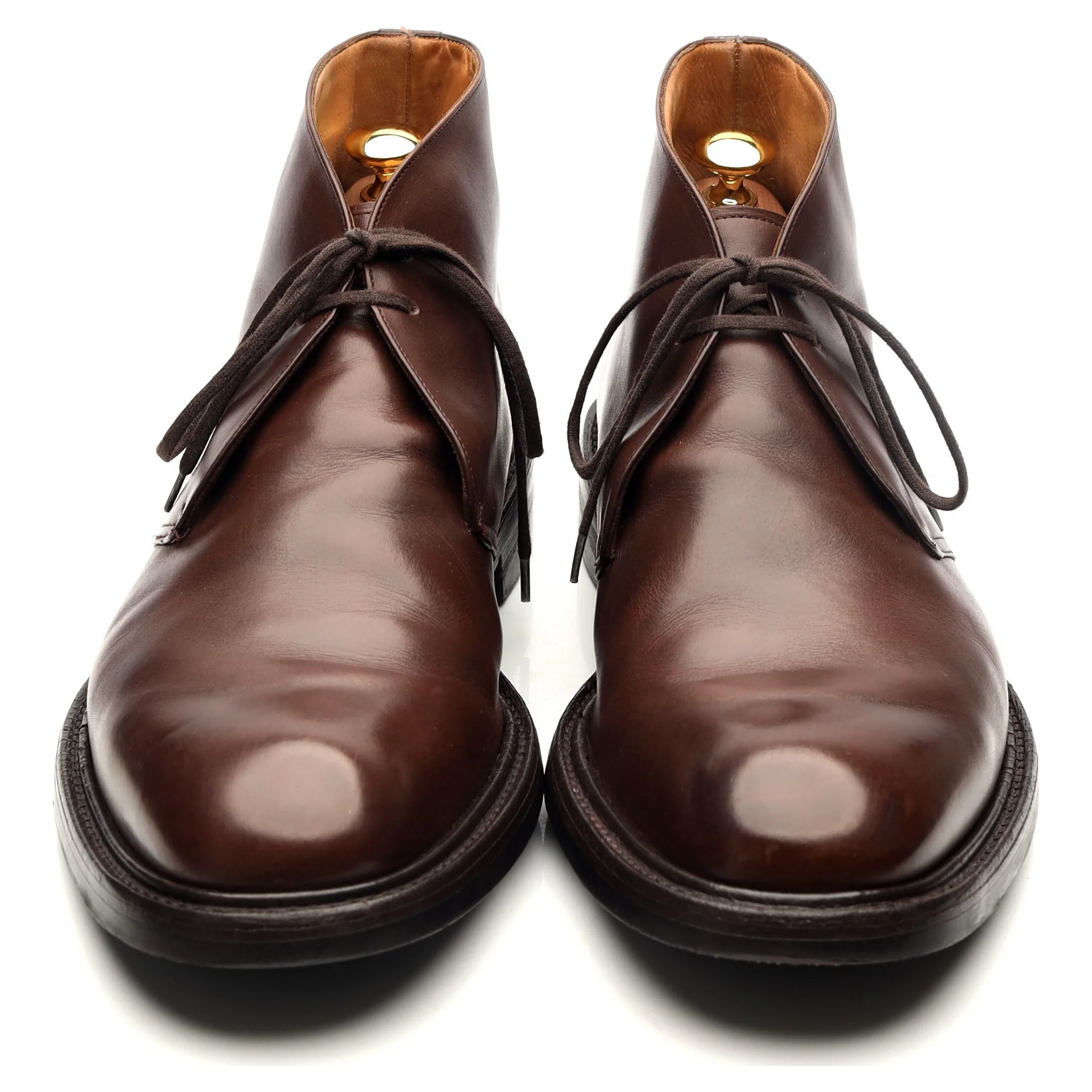 'Tasmania' Dark Brown Leather Chukka Boots UK 11 G - Image 9