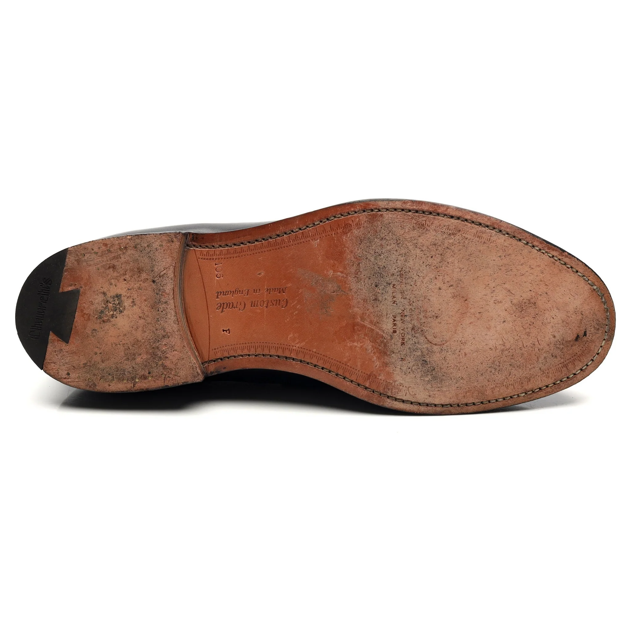 'Wesley' Brown Leather Loafers UK 10.5 F - Image 11