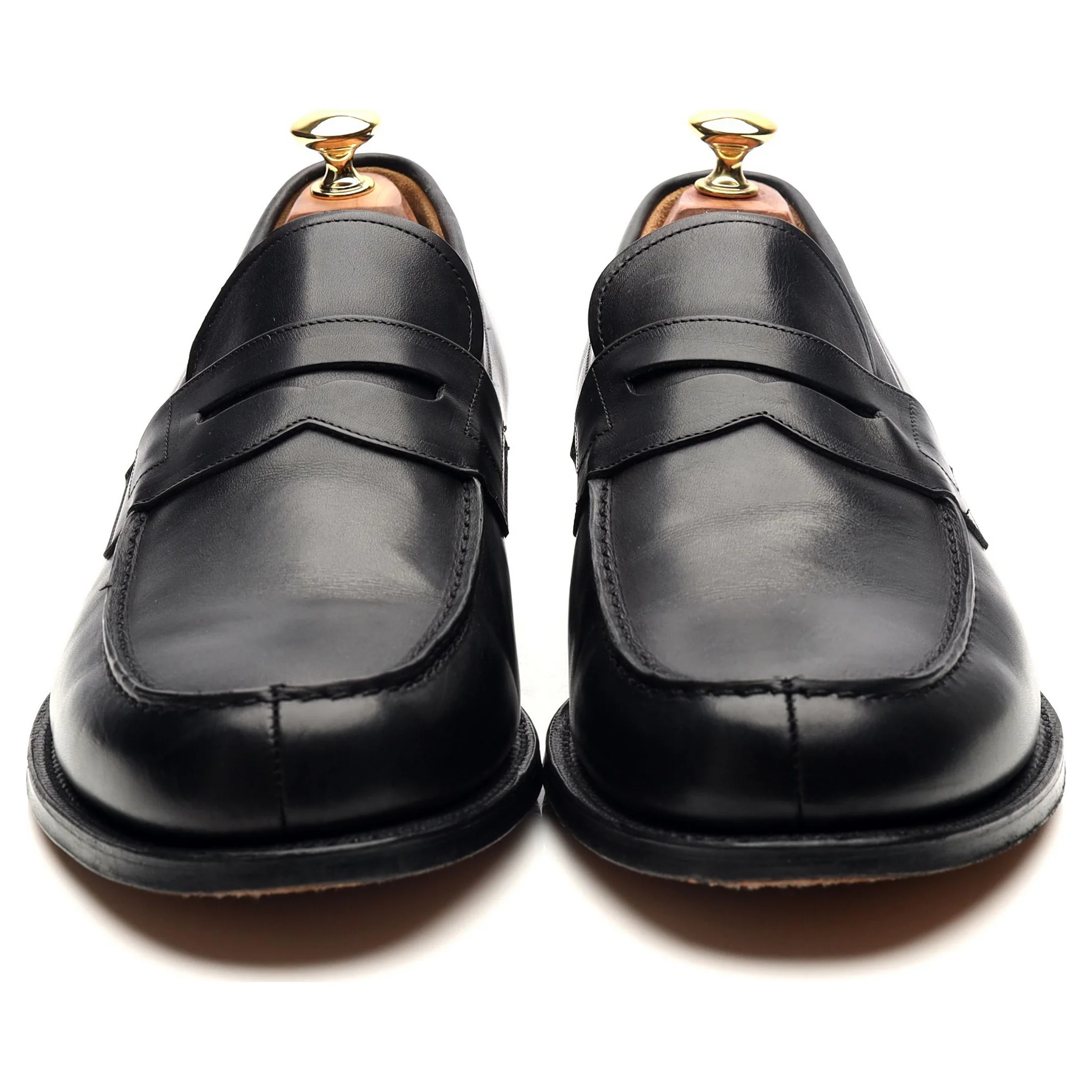 'Wesley' Brown Leather Loafers UK 10.5 F - Image 8
