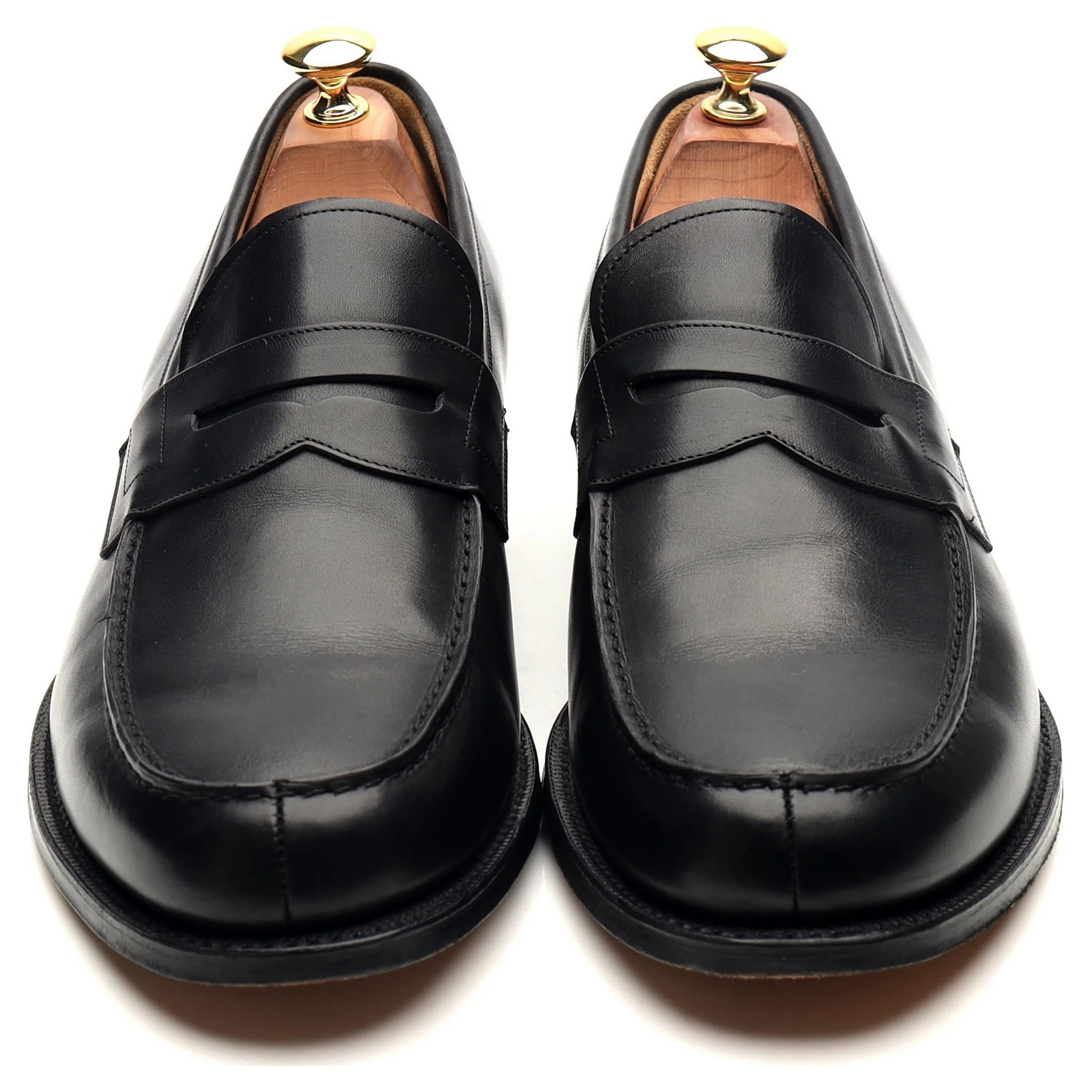 'Wesley' Brown Leather Loafers UK 10.5 F - Image 9