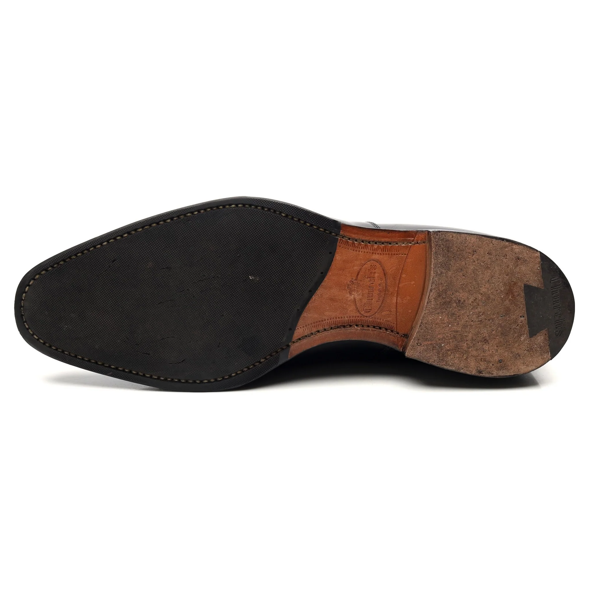 'Westerham' Black Leather Oxford UK 7 F - Image 10