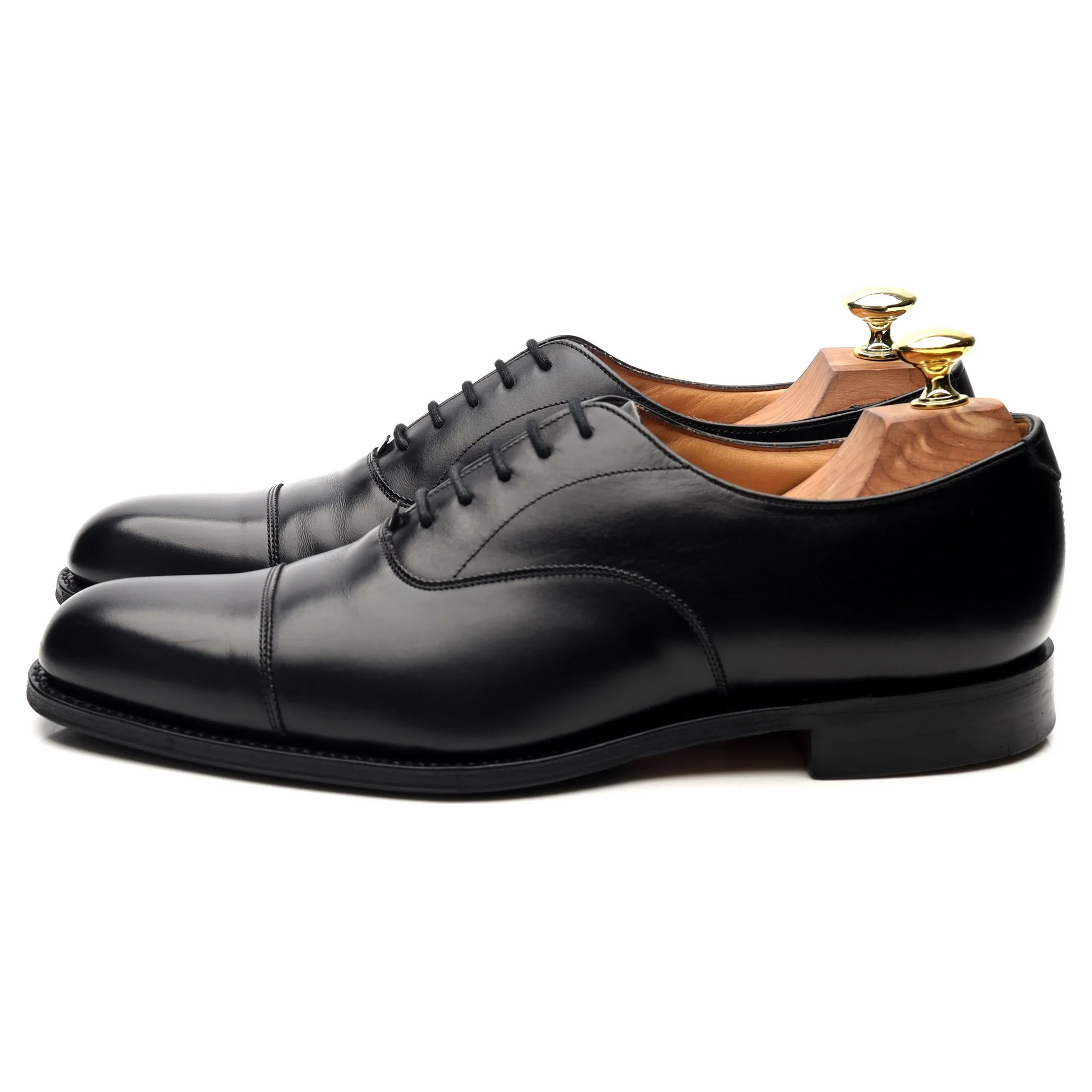 'Westerham' Black Leather Oxford UK 7 F - Image 2