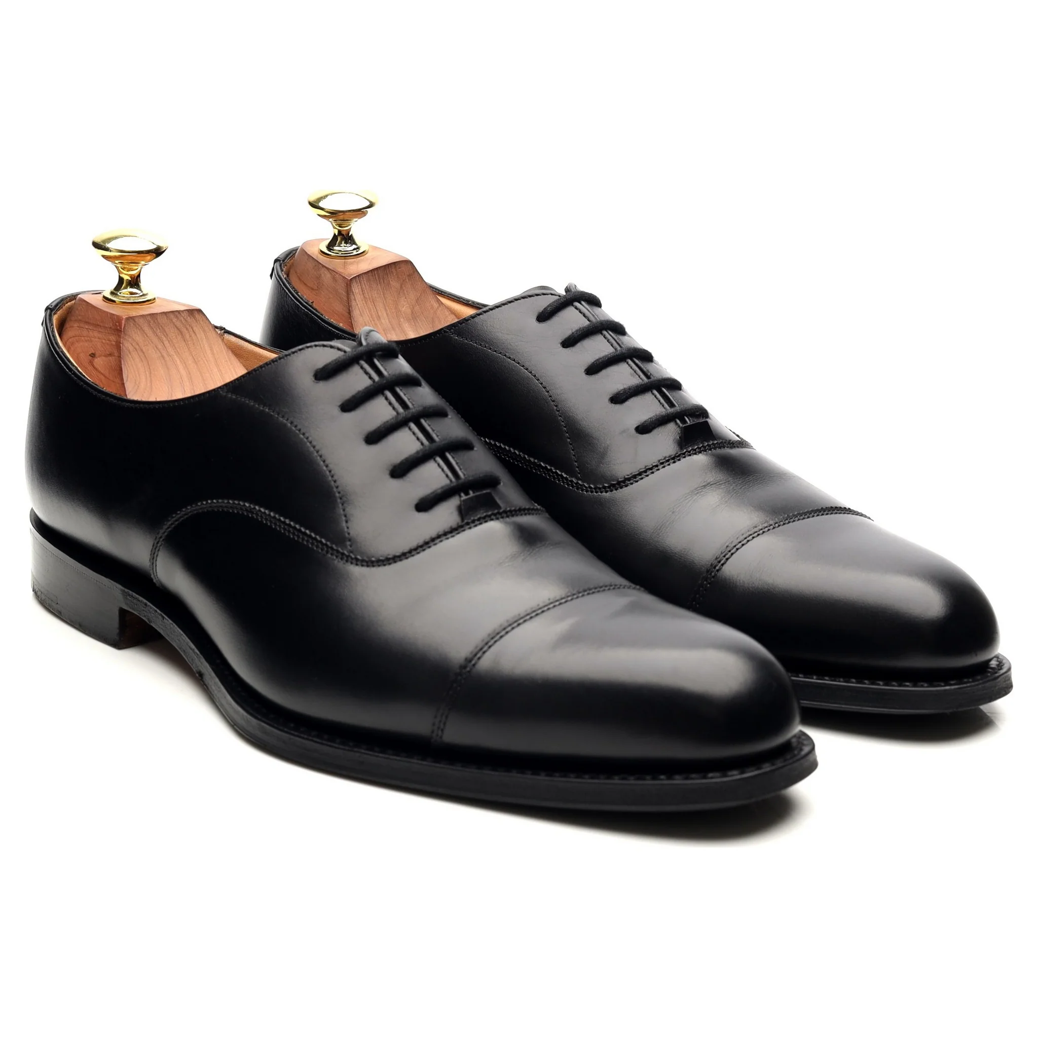 'Westerham' Black Leather Oxford UK 7 F - Image 7