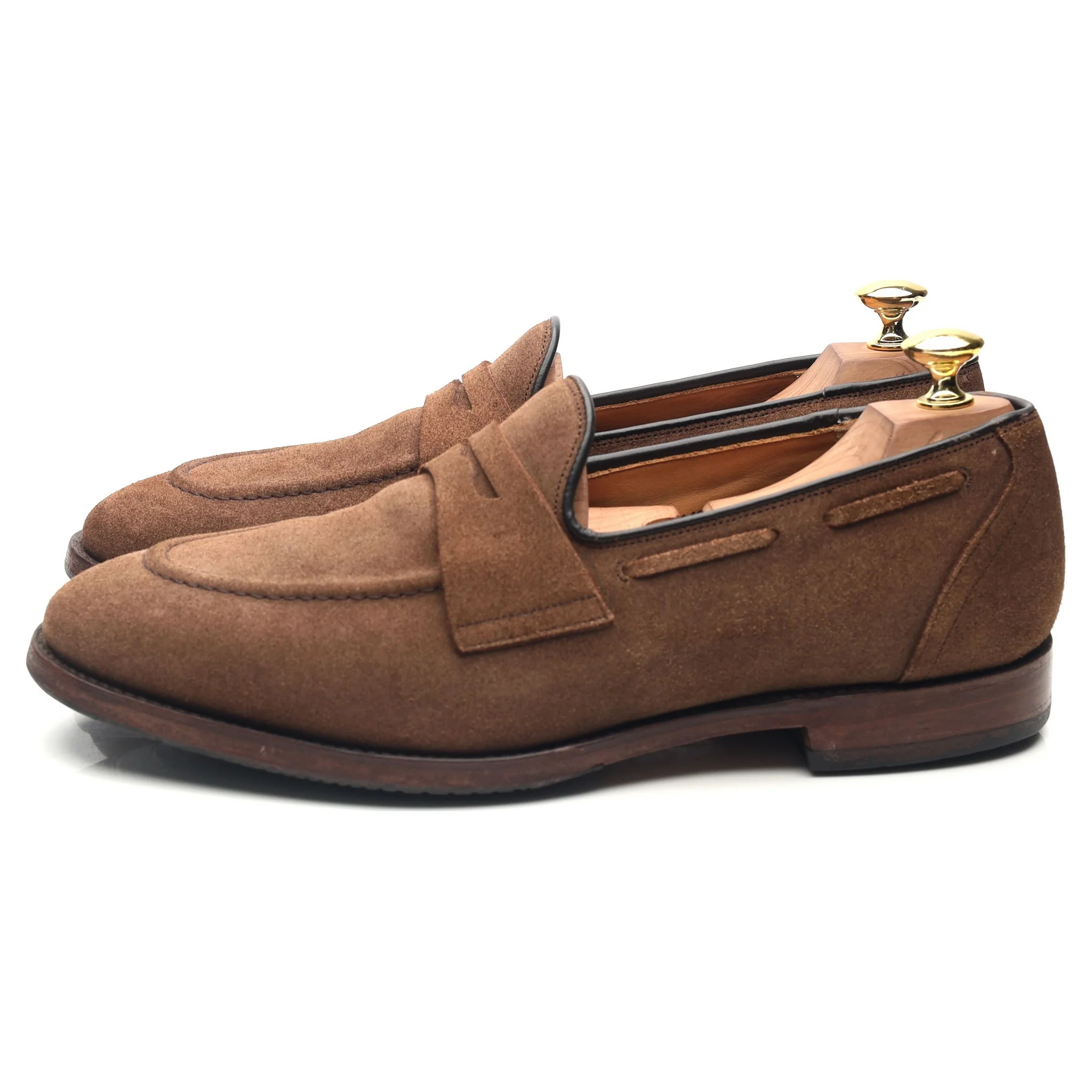 'Widnes' Brown Suede Loafers UK 8.5 G - Image 2