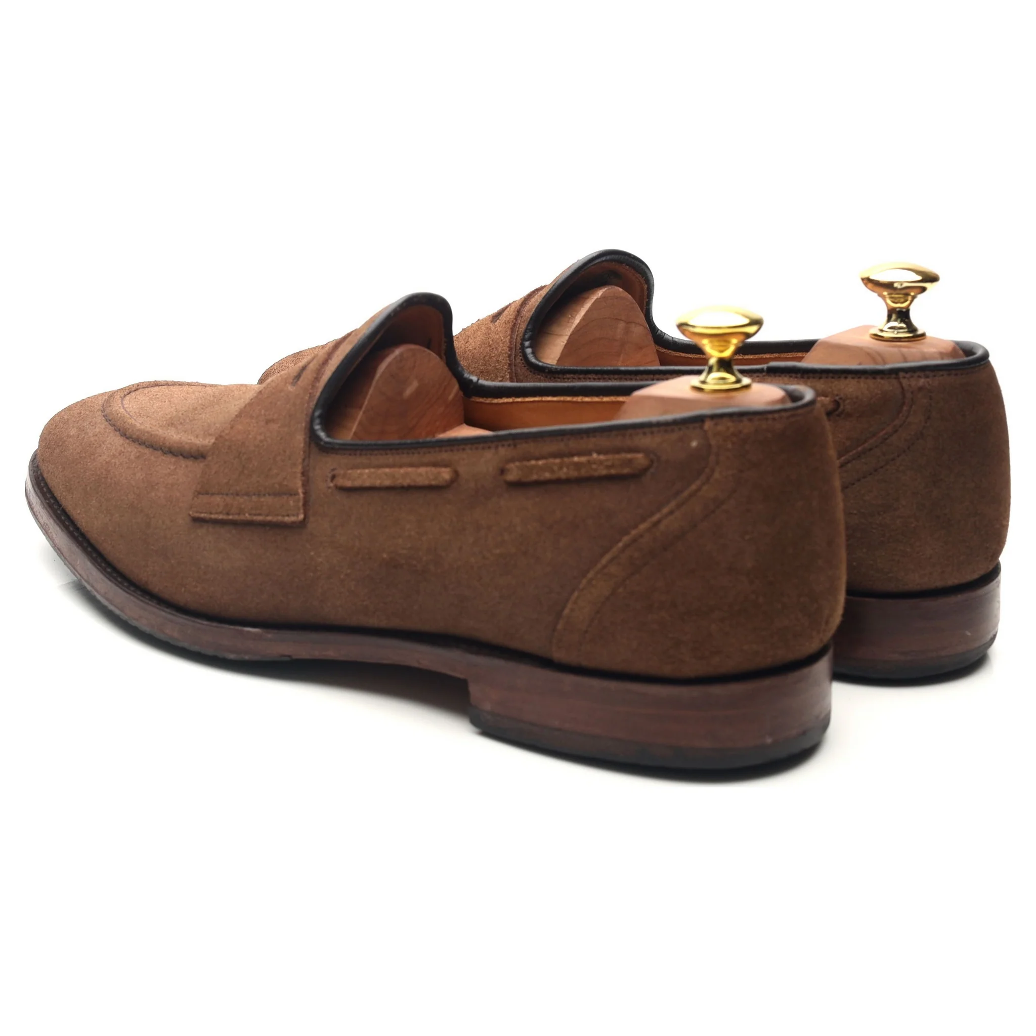 'Widnes' Brown Suede Loafers UK 8.5 G - Image 3