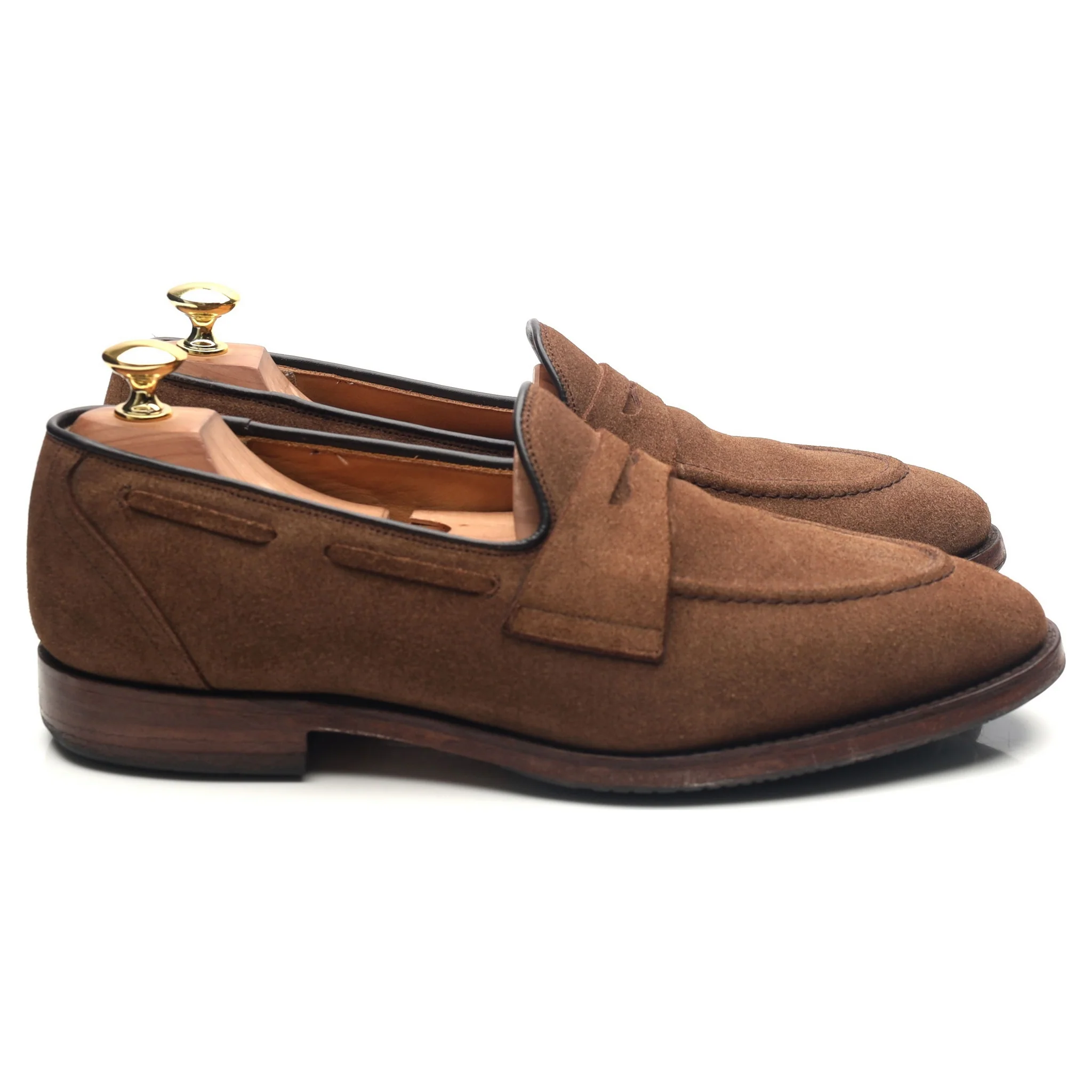'Widnes' Brown Suede Loafers UK 8.5 G - Image 6